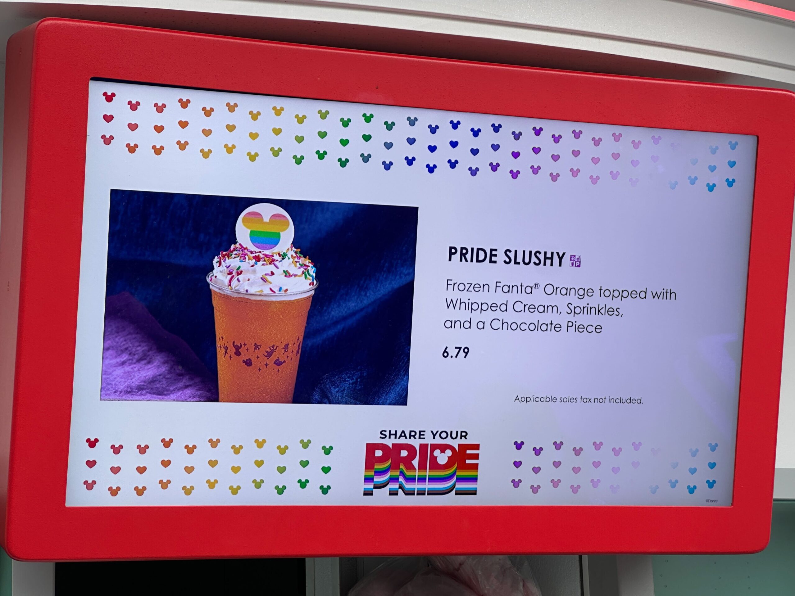 REVIEW: Orange Slushy Celebrates Pride Month at Magic Kingdom