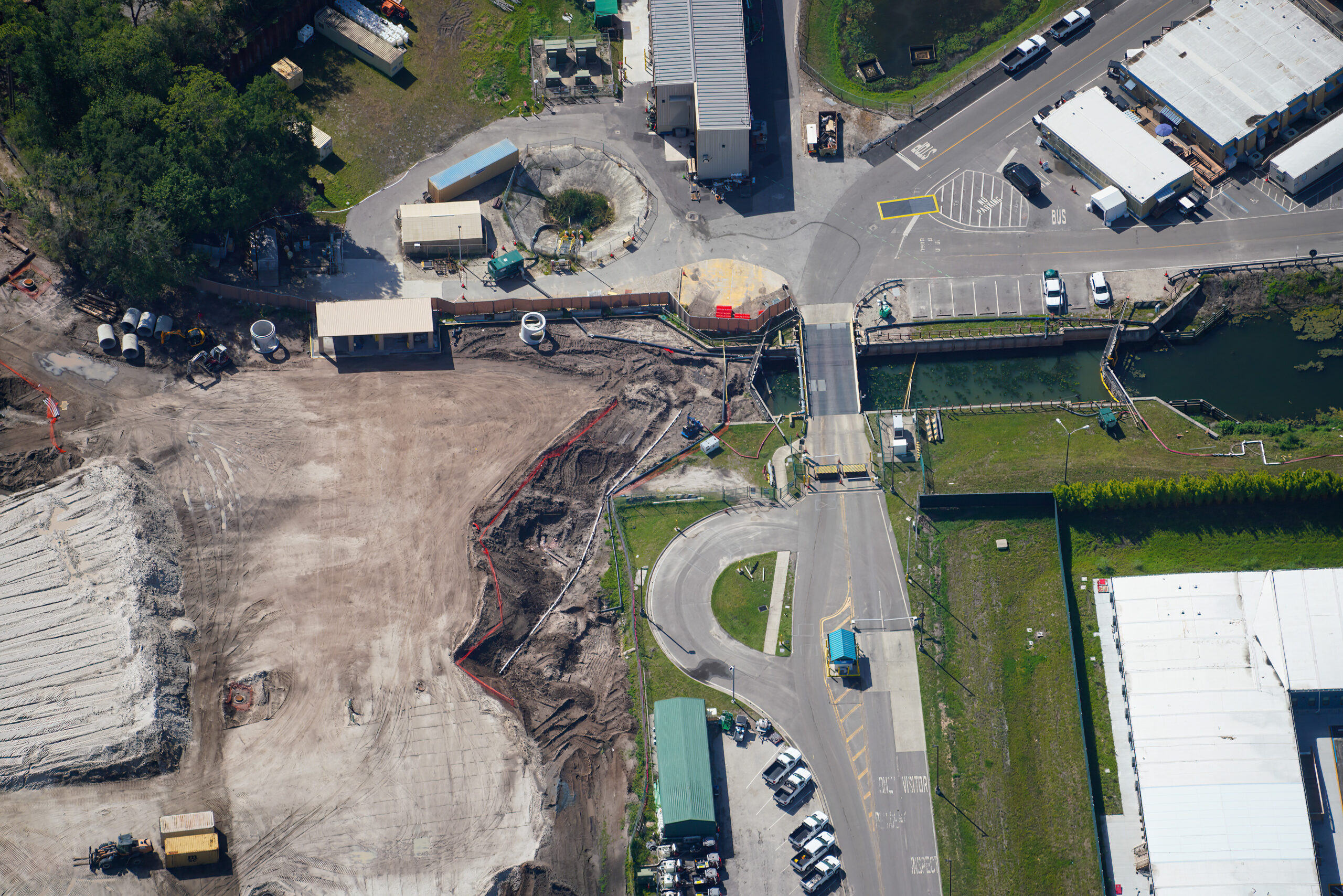 Disney Villains Land Site Prep Includes Work on New Body of Water