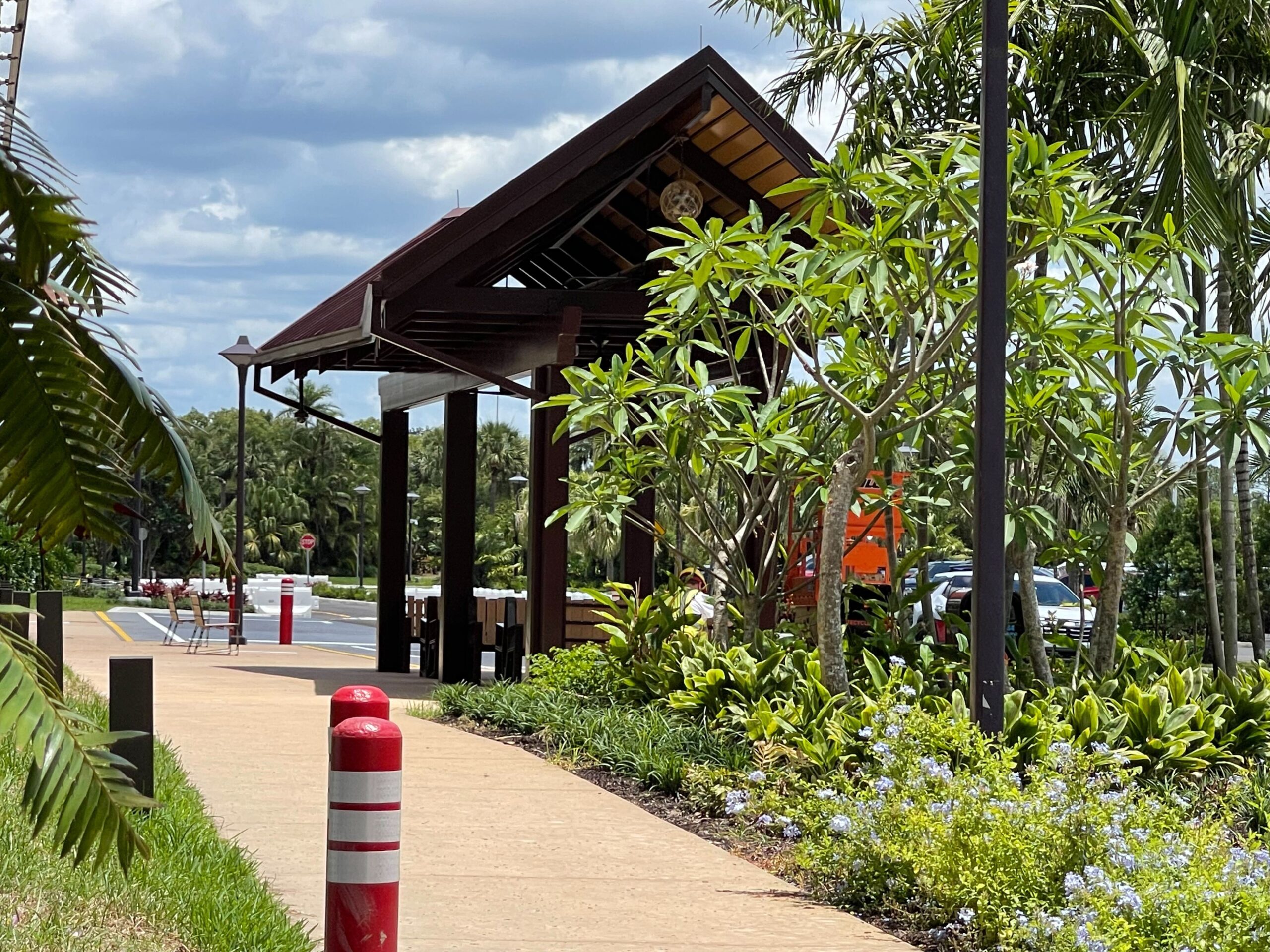 Disney's Polynesian Village Resort Bus Depot Construction Update - June 5, 2026