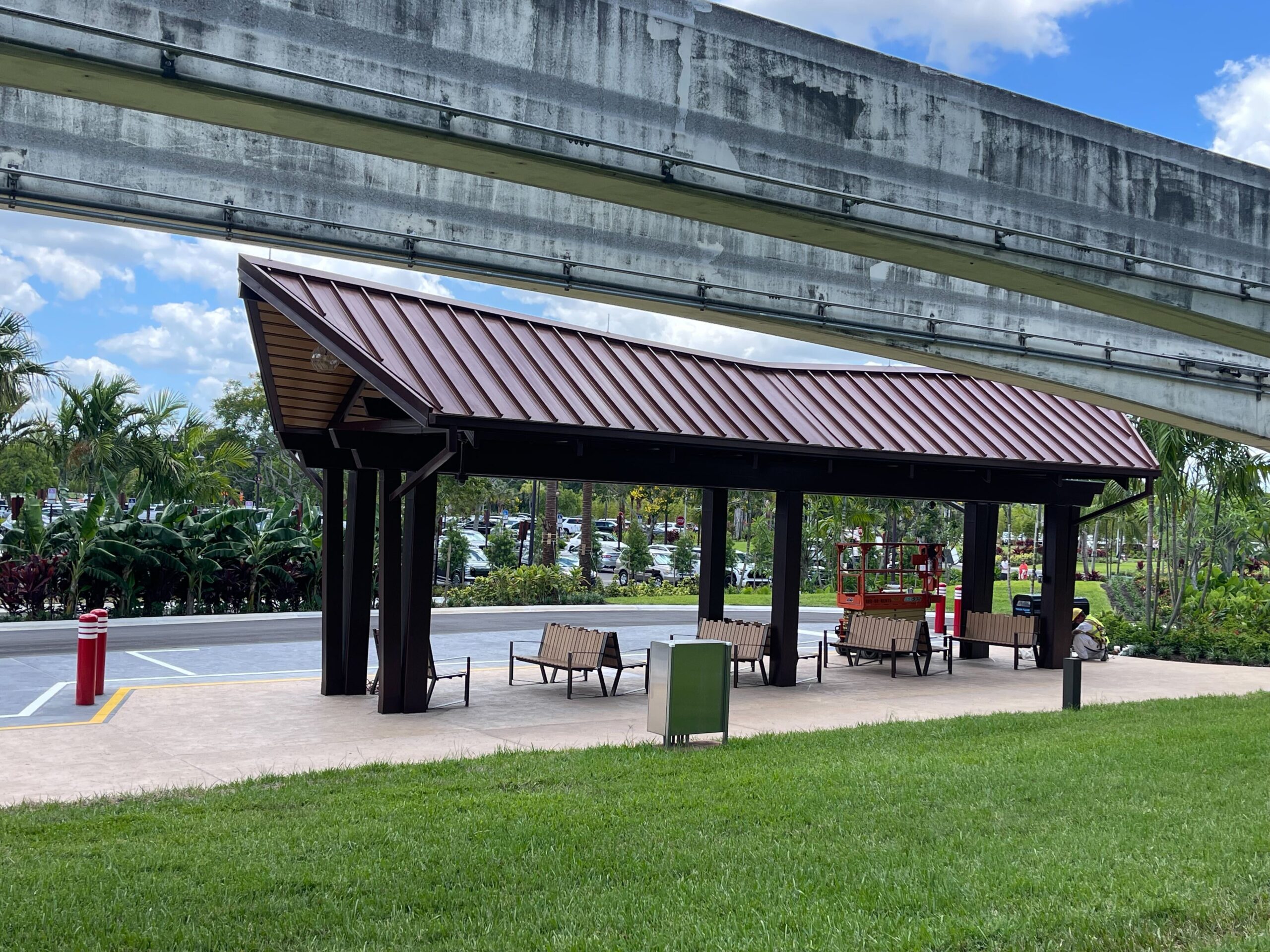 Disney's Polynesian Village Resort Bus Depot Construction Update - June 5, 2026