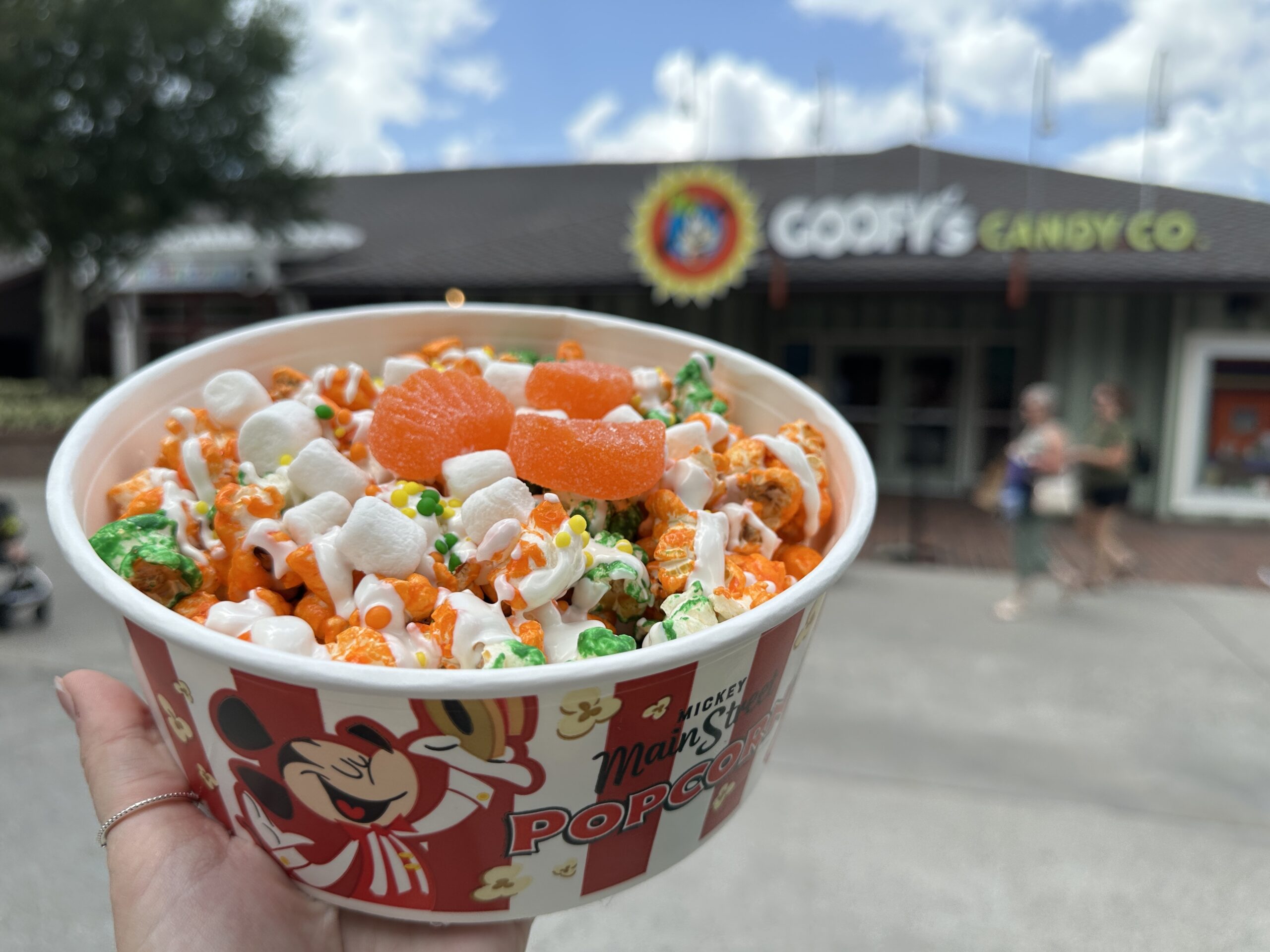 Orange Citrus Popcorn at Disney Springs