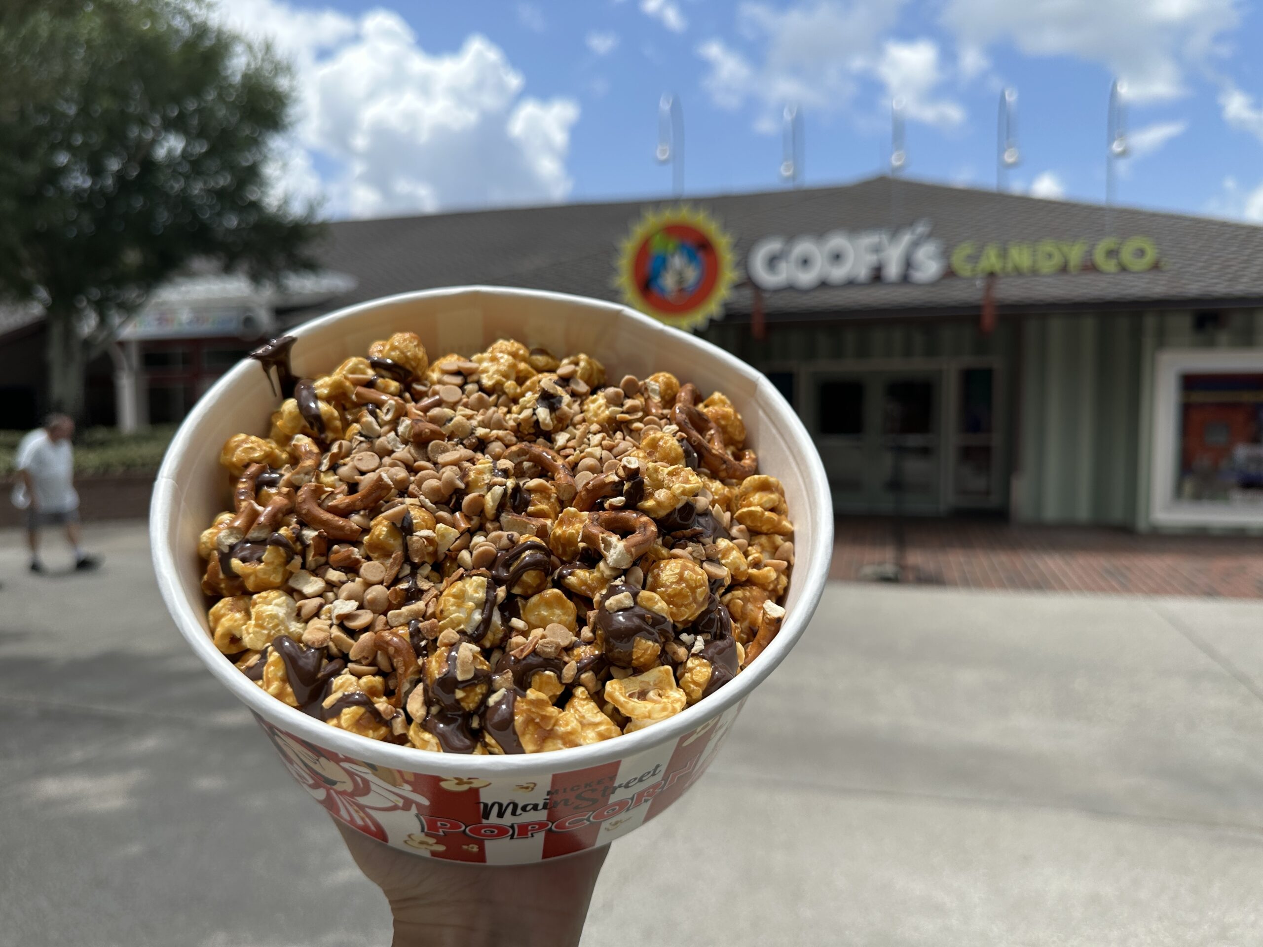 Peanut Butter Pretzel Popcorn at Disney Springs