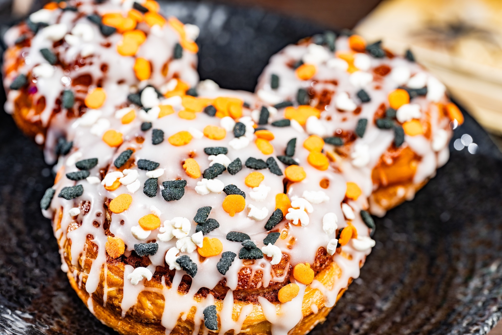 Halloween Mickey Cinnamon Roll