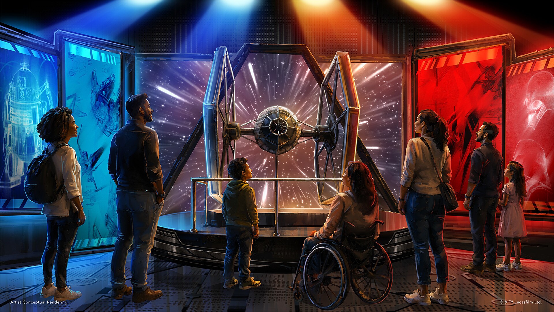 Star Wars: The Experience – A Journey Through the Galaxy will make its world premiere at The Franklin Institute in Philadelphia on February 13, 2027.