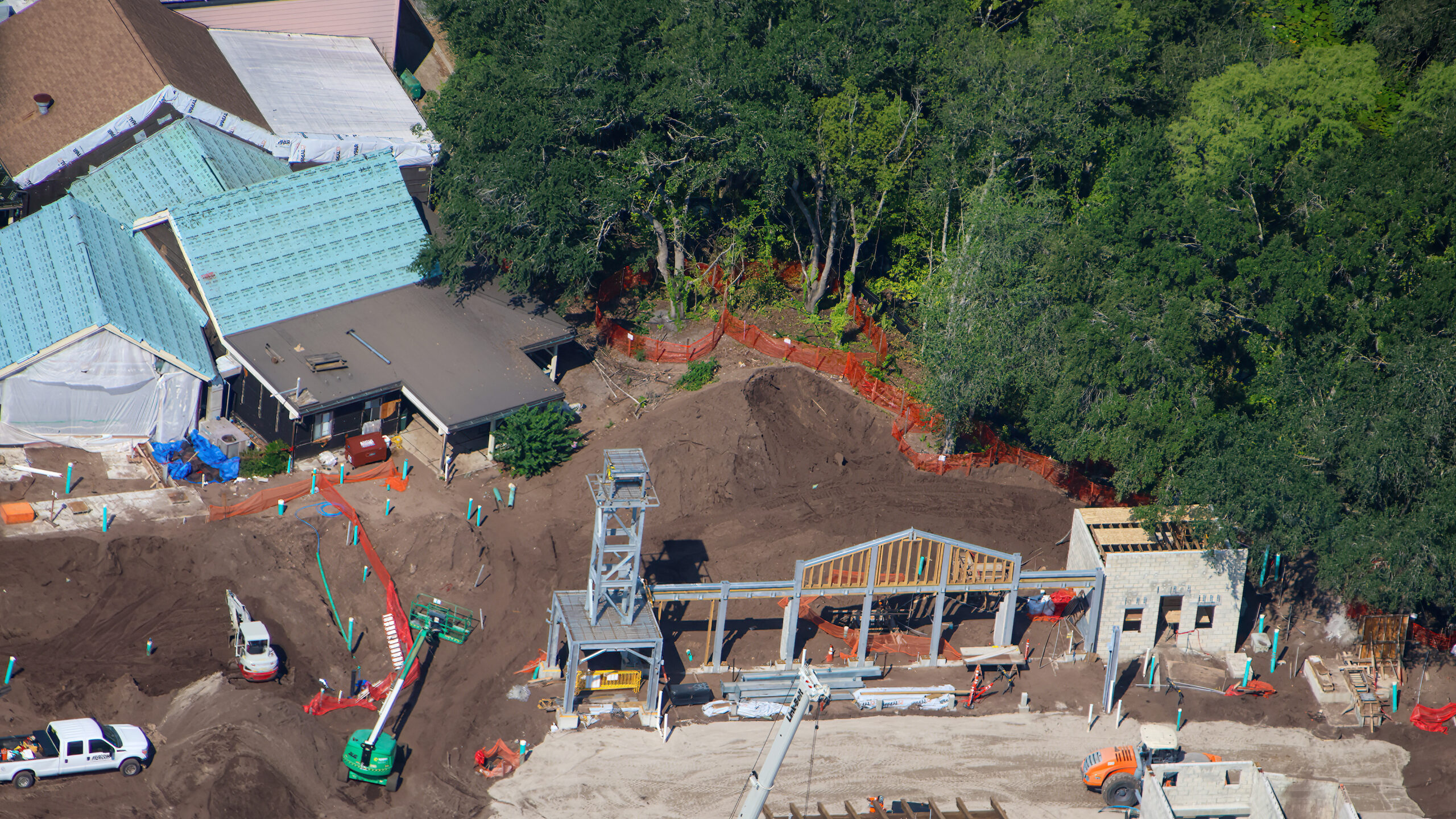 Tropical Americas in Animal Kingdom continues to take shape as more structures and buildings see progress, including the Casita and an area by the future carousel.