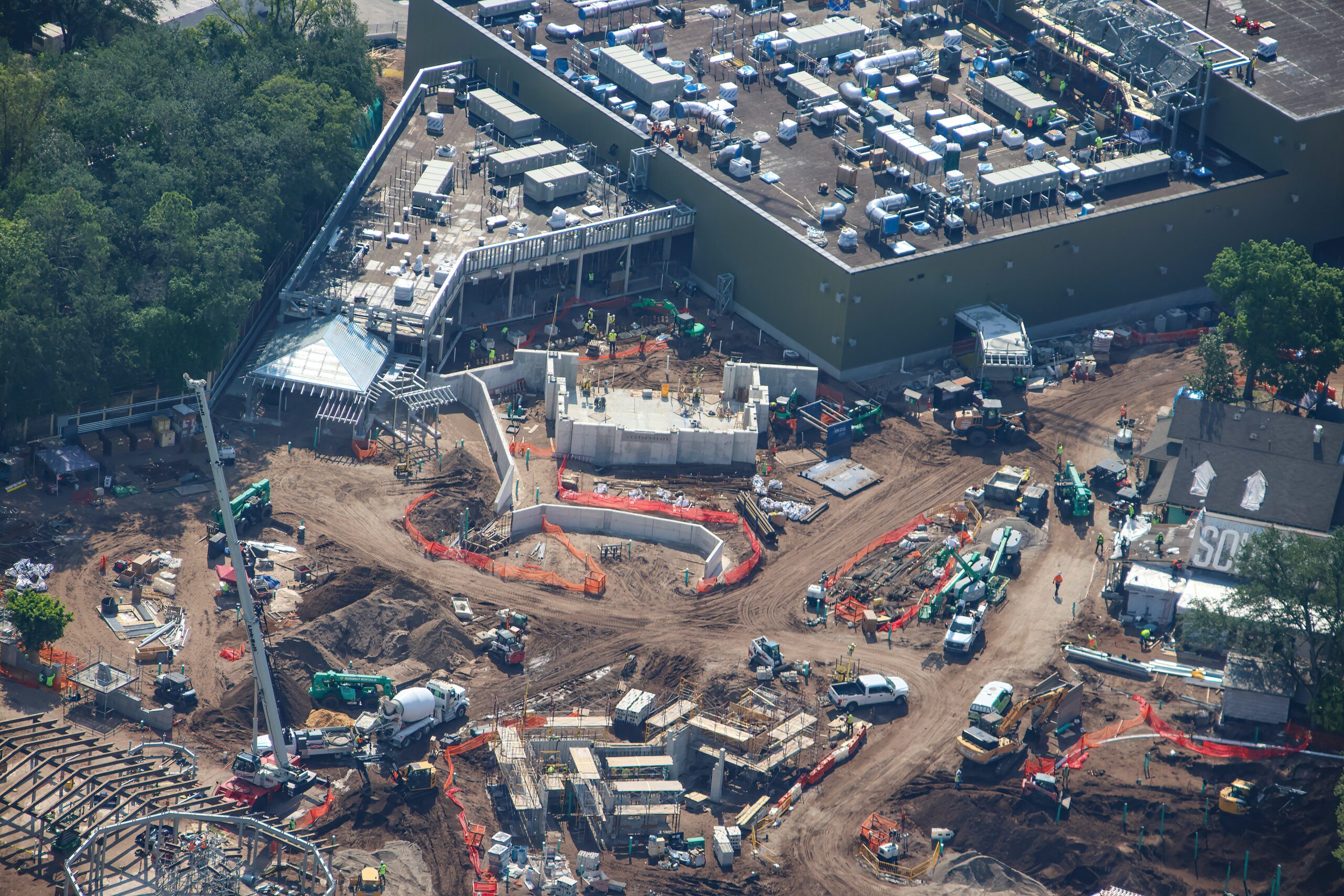 Tropical Americas in Animal Kingdom continues to take shape as more structures and buildings see progress, including the Casita and an area by the future carousel.