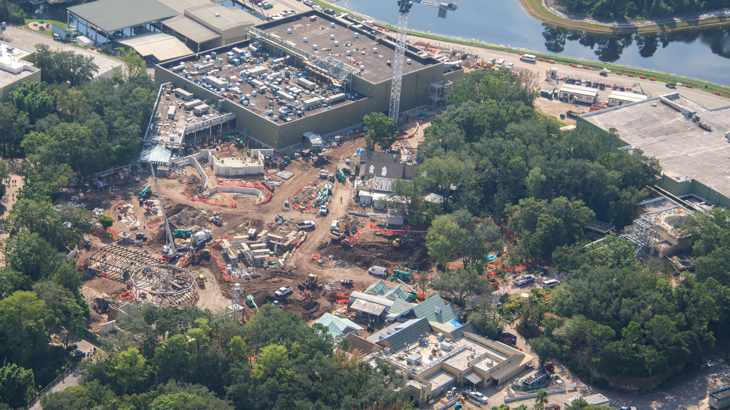 Tropical Americas in Animal Kingdom continues to take shape as more structures and buildings see progress, including the Casita and an area by the future carousel.