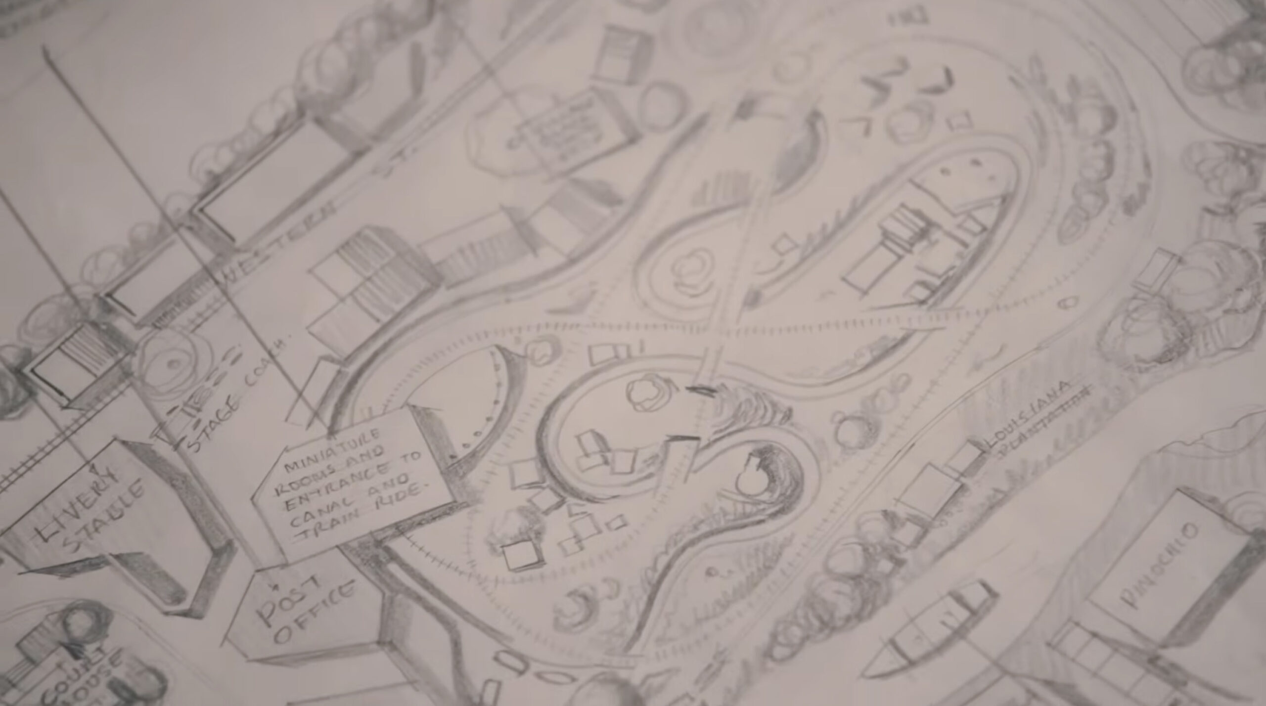 Walt Disney Imagineering has opened its art collection for a rare look at the drawings and paintings that shaped Disneyland as we know it today.