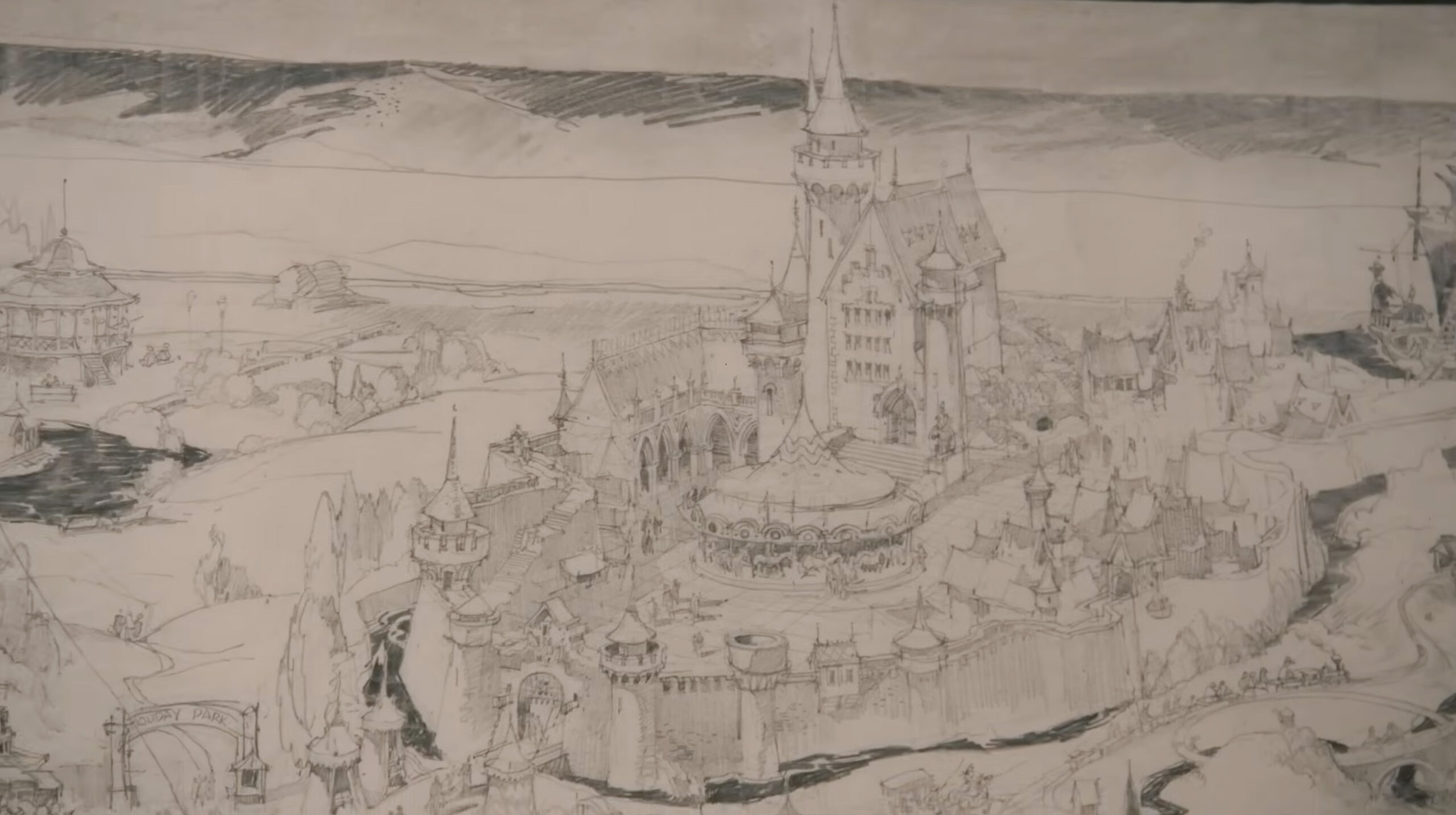 Walt Disney Imagineering has opened its art collection for a rare look at the drawings and paintings that shaped Disneyland as we know it today.