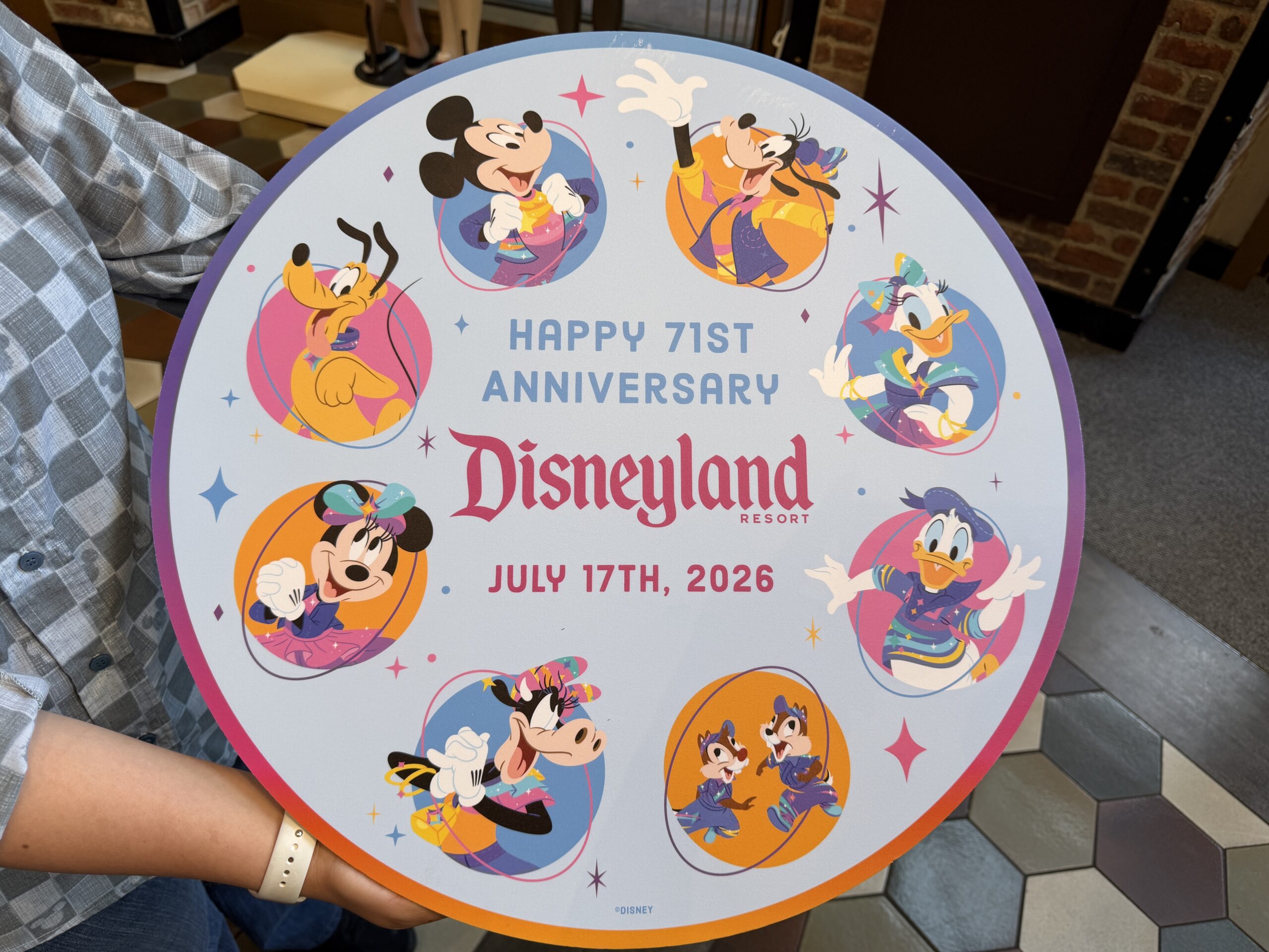 Disneyland celebrated its 71st anniversary on July 17, 2026, with a small selection of birthday offerings, including a commemorative photo-op.