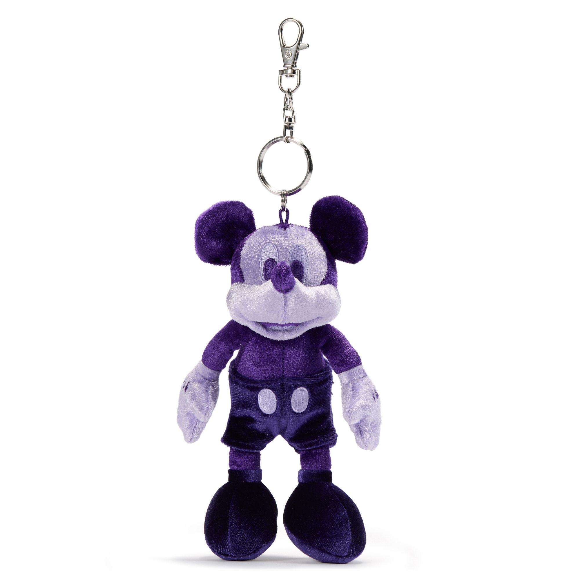 A new plush assortment inspired by the D23 color palette, featuring Mickey & Friends and Winnie the Pooh characters. Shoppable via QR code.
