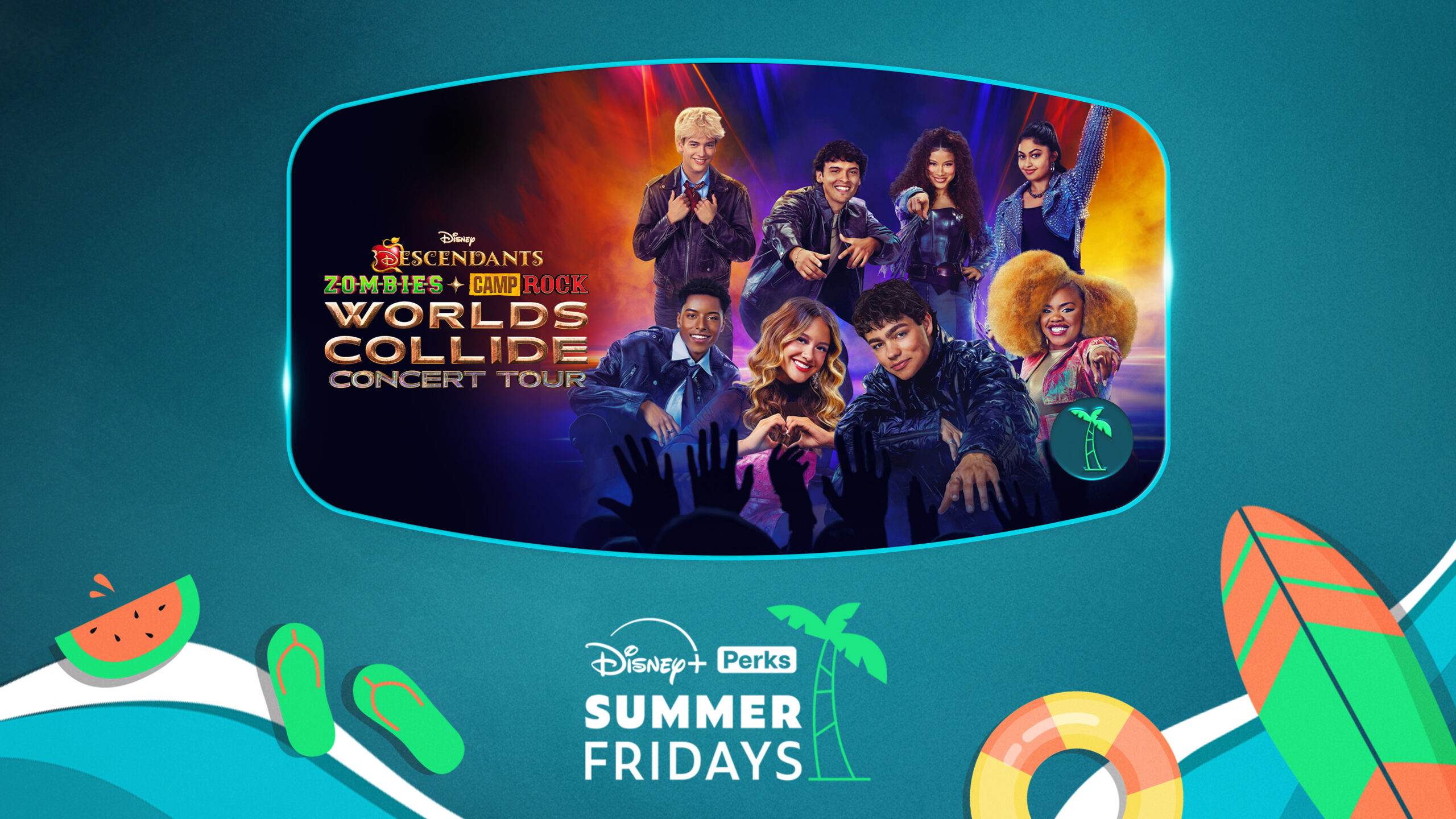 The latest Disney+ Perks drop brings a new sweepstakes offer, inviting one winner and their party of four to attend the new Worlds Collide concert tour.