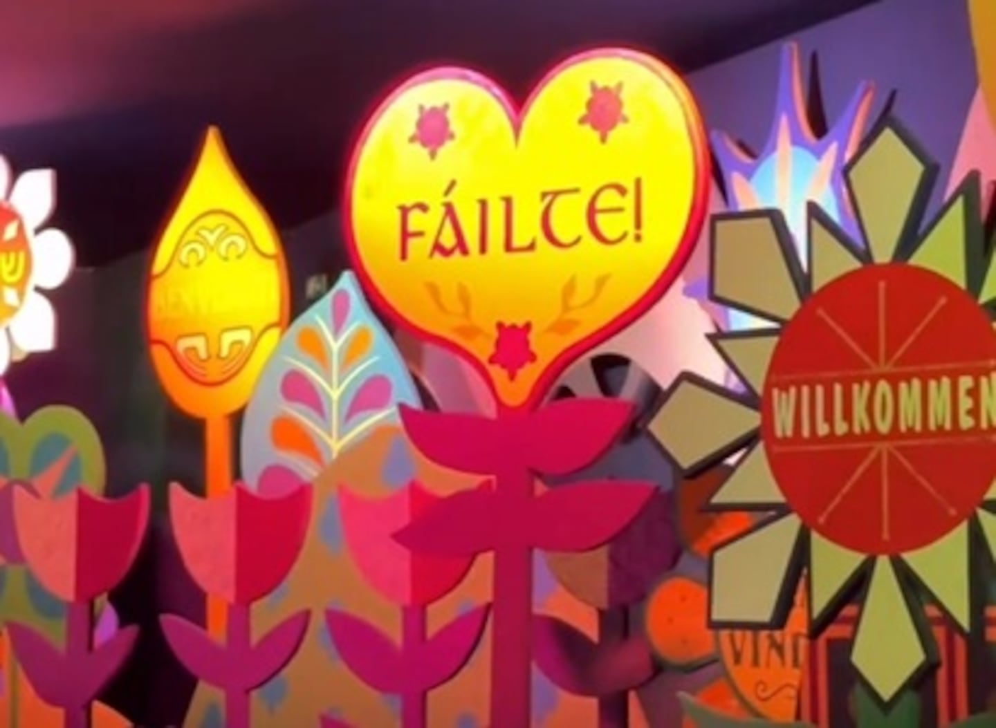 One Irish Dad's 'Crusade' Comes to an End as Irish Signs Added to “it’s a small world” at Disneyland Paris