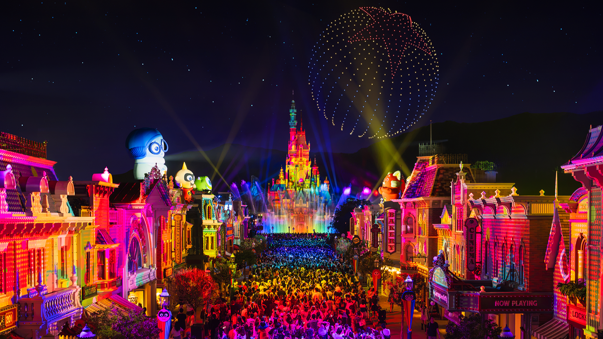 Disney Parks Blog has shared new behind-the-scenes details about “Pixar Pals Spectacular,” the new nighttime spectacular currently being performed at Hong Kong Disneyland Resort.