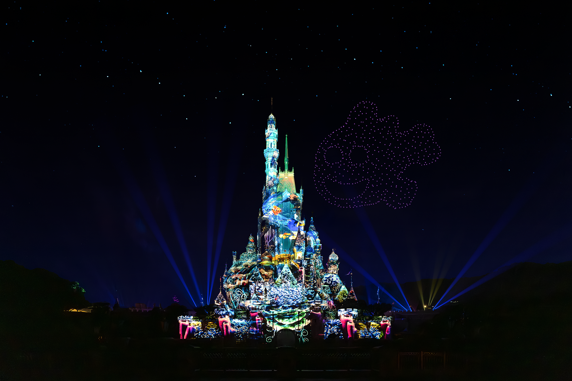 Disney Parks Blog has shared new behind-the-scenes details about “Pixar Pals Spectacular,” the new nighttime spectacular currently being performed at Hong Kong Disneyland Resort.