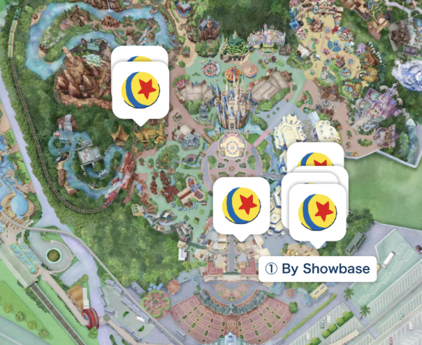 Guests participating in the Toy Friends Stamp Rally can visit different spots throughout the park to collect digital stamps on their smartphone. If they complete the collection, they can receive their commemorative prizes.