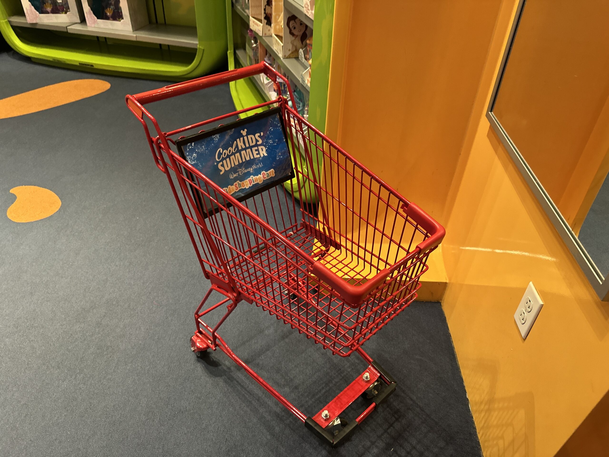 Young guests can now take charge of their own shopping trips with new kid-sized carts at Disney’s Art of Animation Resort.