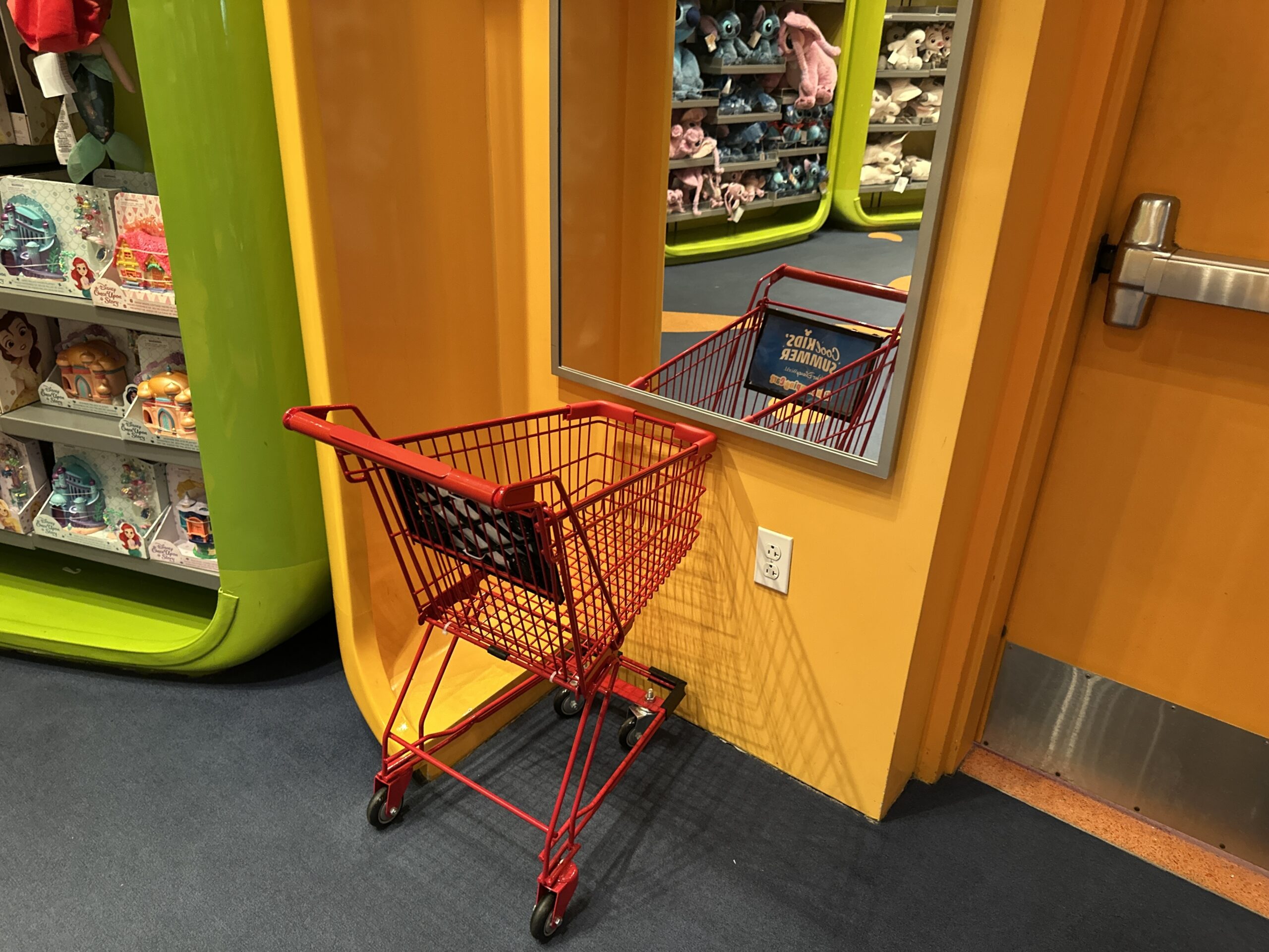Young guests can now take charge of their own shopping trips with new kid-sized carts at Disney’s Art of Animation Resort.