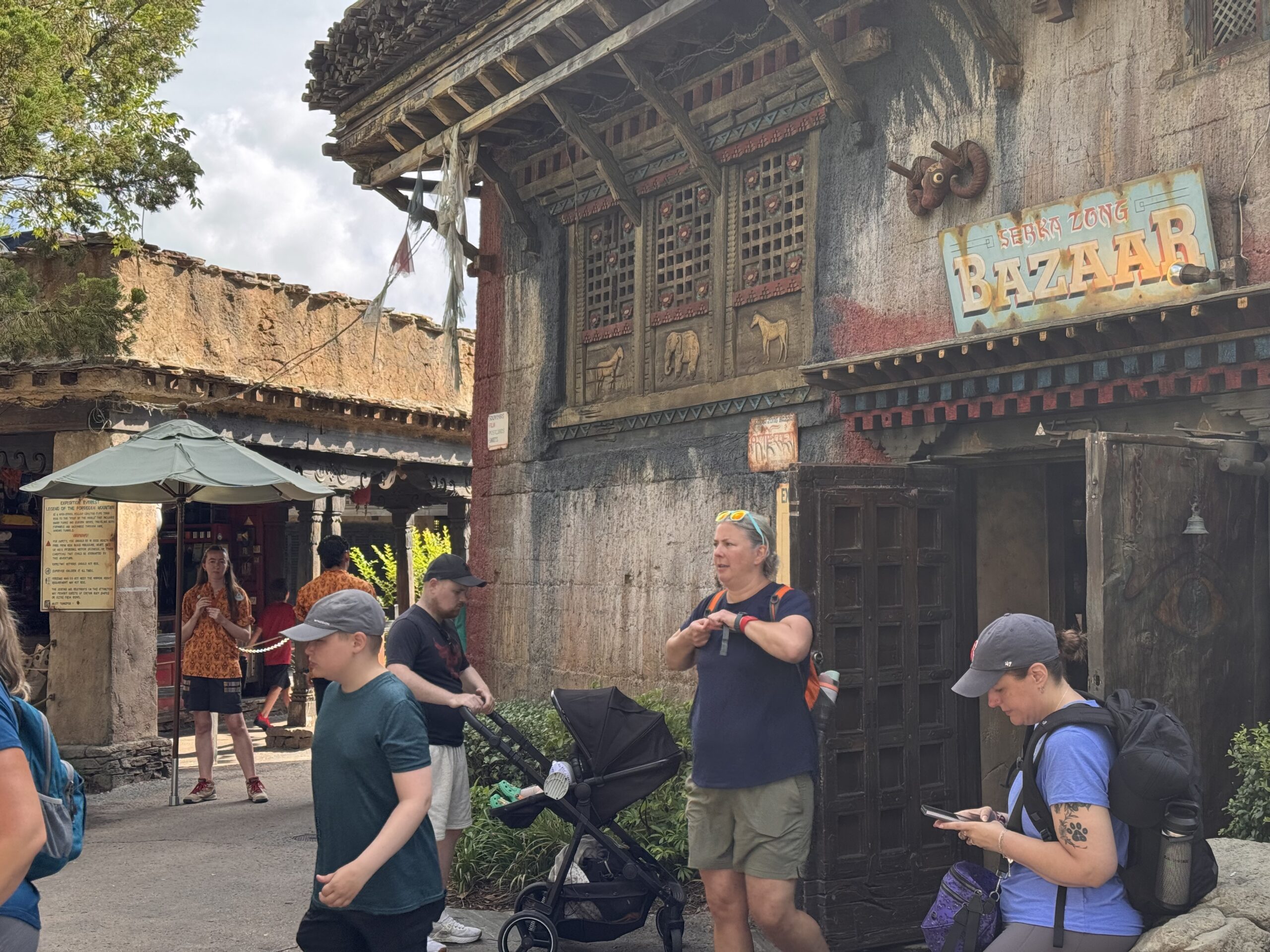 Signage for the dedicated single rider line at Expedition Everest – Legend of the Forbidden Mountain has been removed from the attraction's entrance at Disney’s Animal Kingdom.