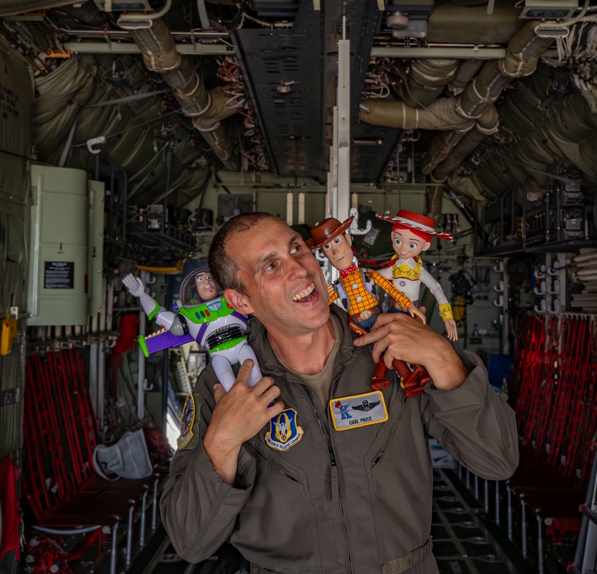 Disney Parks shared a new behind-the-scenes look at the U.S. Air Force Reserve flyover that took place over Walt Disney World for Independence Day, with a few familiar toys joining the flight crew.