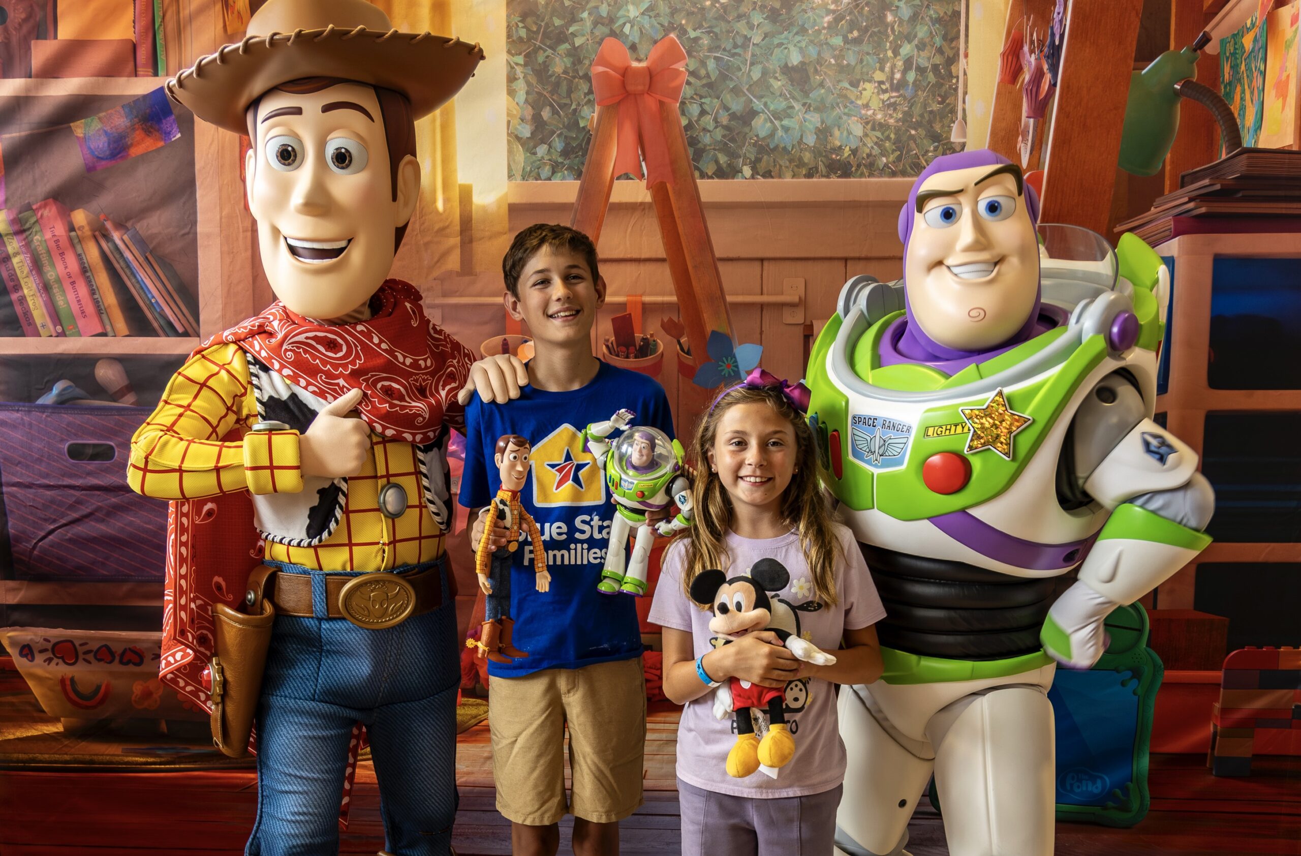 Hundreds of military families in California were treated to a celebratory day filled with Pixar characters, giveaways, and a surprise gift directly from Disney CEO Josh D'Amaro.