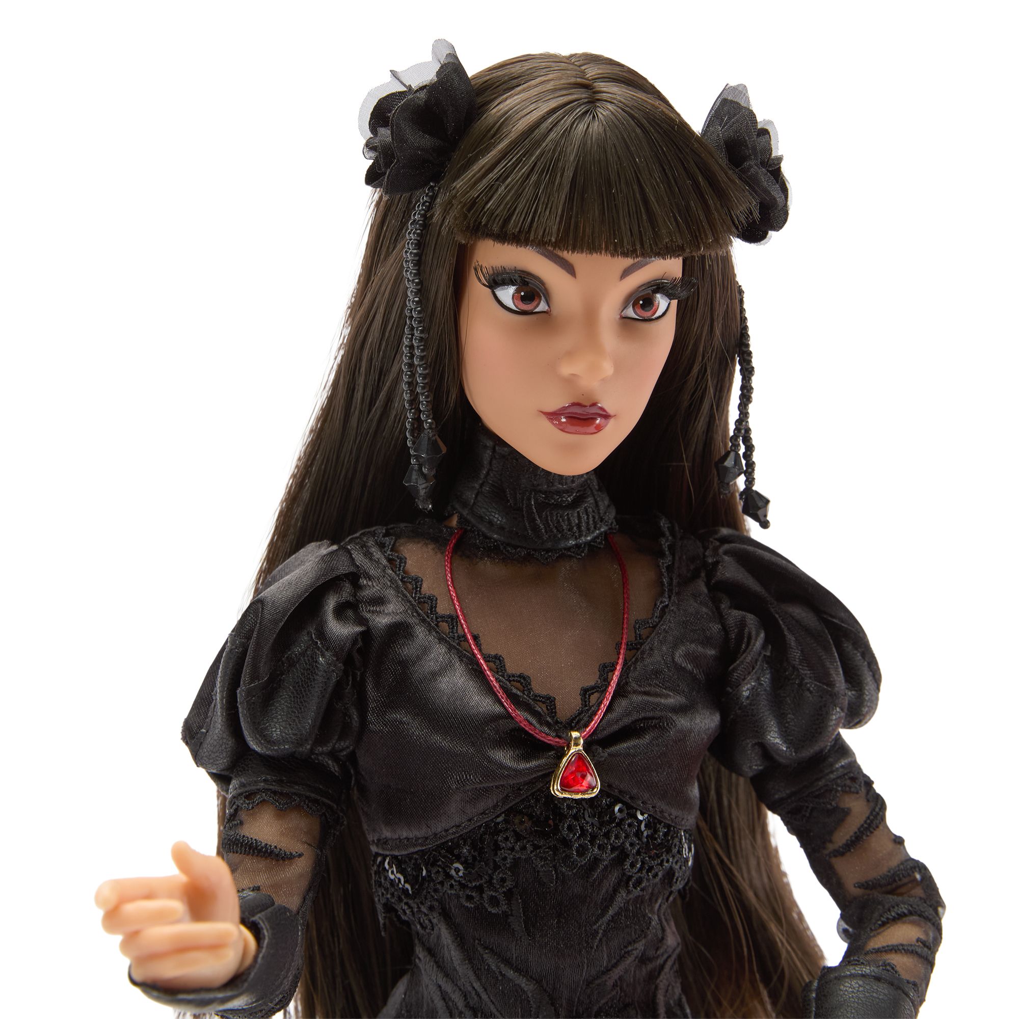 The newest limited edition doll from Disney Store is inspired by the Werecat Lady from the portrait hallway of The Haunted Mansion.