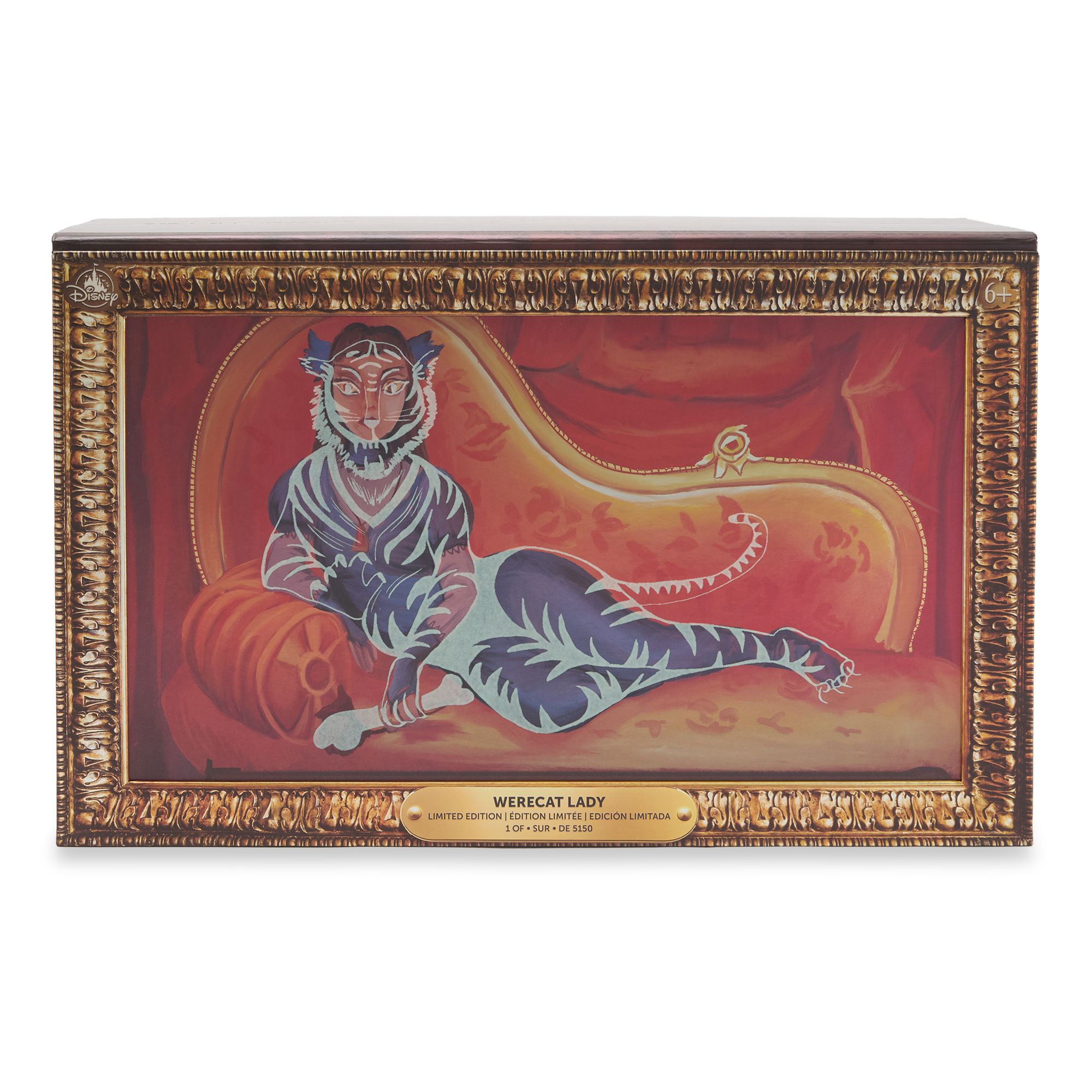 The newest limited edition doll from Disney Store is inspired by the Werecat Lady from the portrait hallway of The Haunted Mansion.
