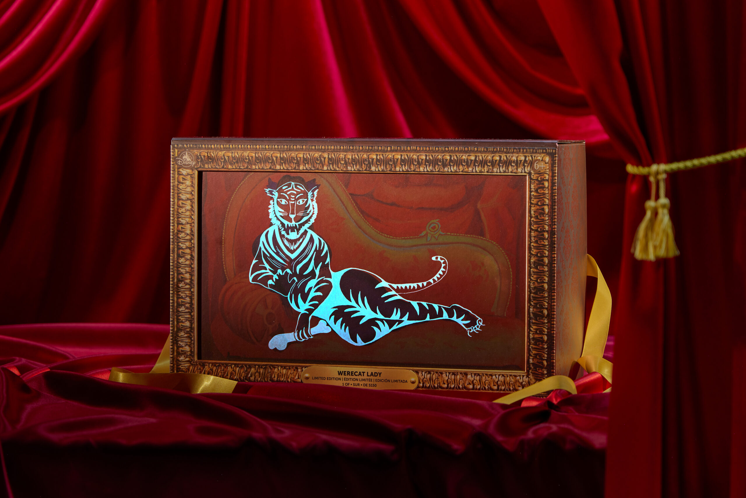 The newest limited edition doll from Disney Store is inspired by the Werecat Lady from the portrait hallway of The Haunted Mansion.