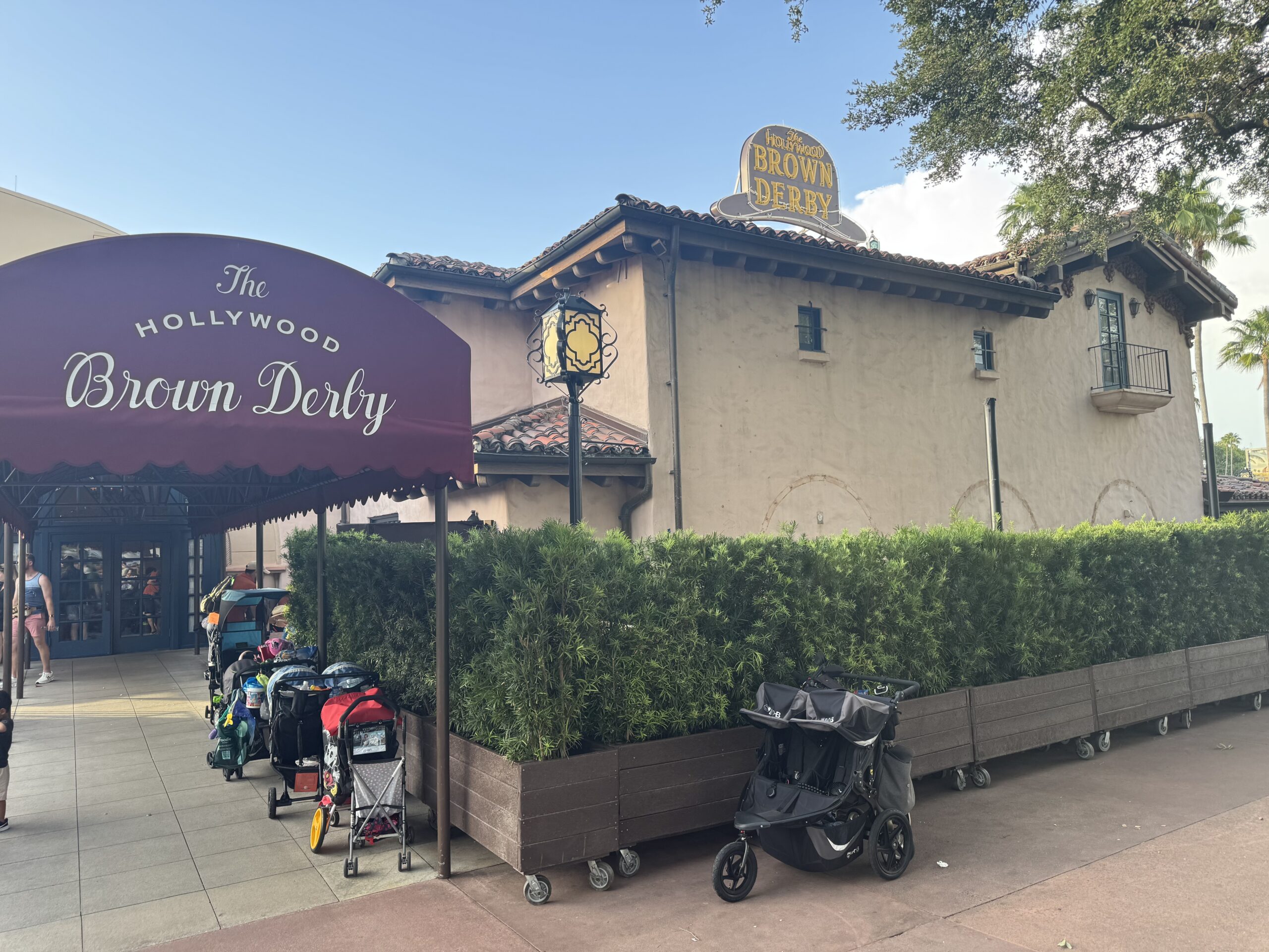 An exterior refurbishment at Brown Derby, which began last month, is slowly moving forward with supports installed along the patio. The patio is home to the Brown Derby Lounge, which offers drinks and bites.