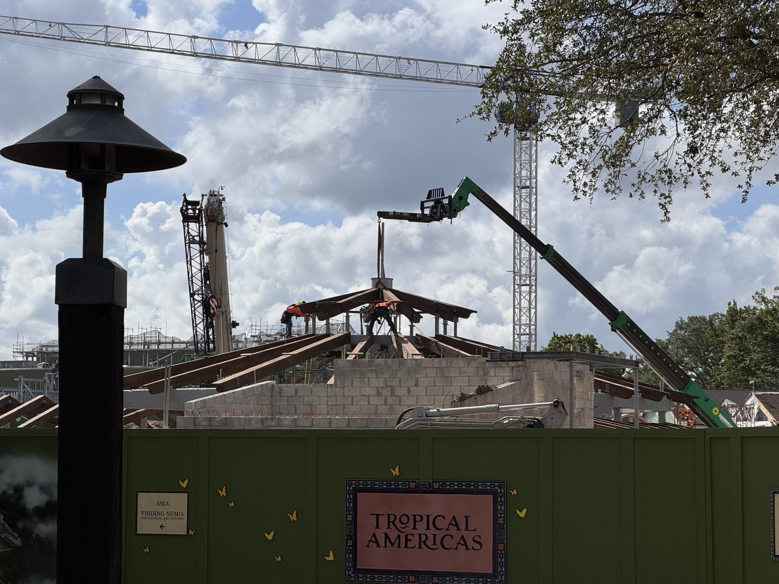 Top Installed on Tropical Americas Carousel at Disney's Animal Kingdom