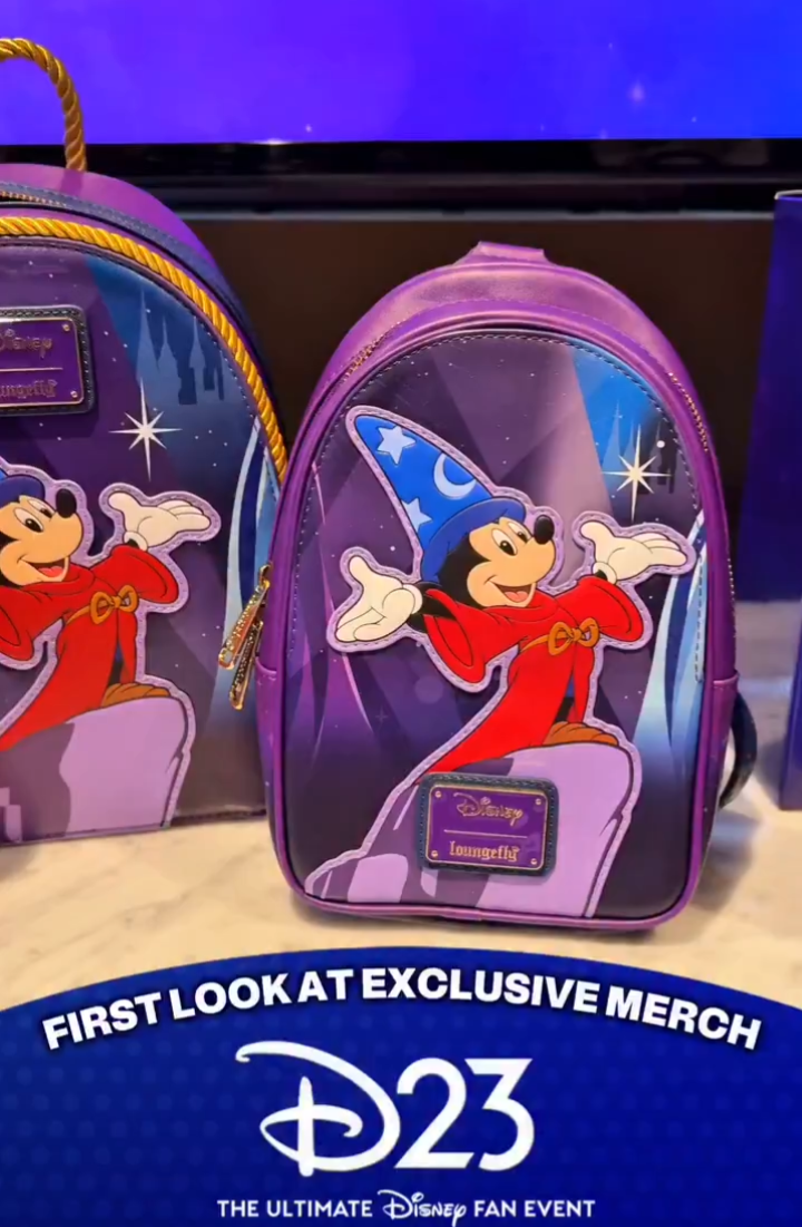 Disney-themed bags, apparel, home goods, and plush are some of the items featured in the teaser video.