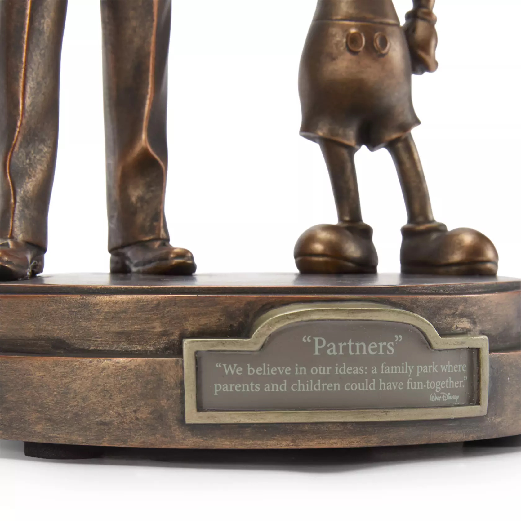 The “Partners” statue, which was previously available in the parks, is now online at the Disney Store.