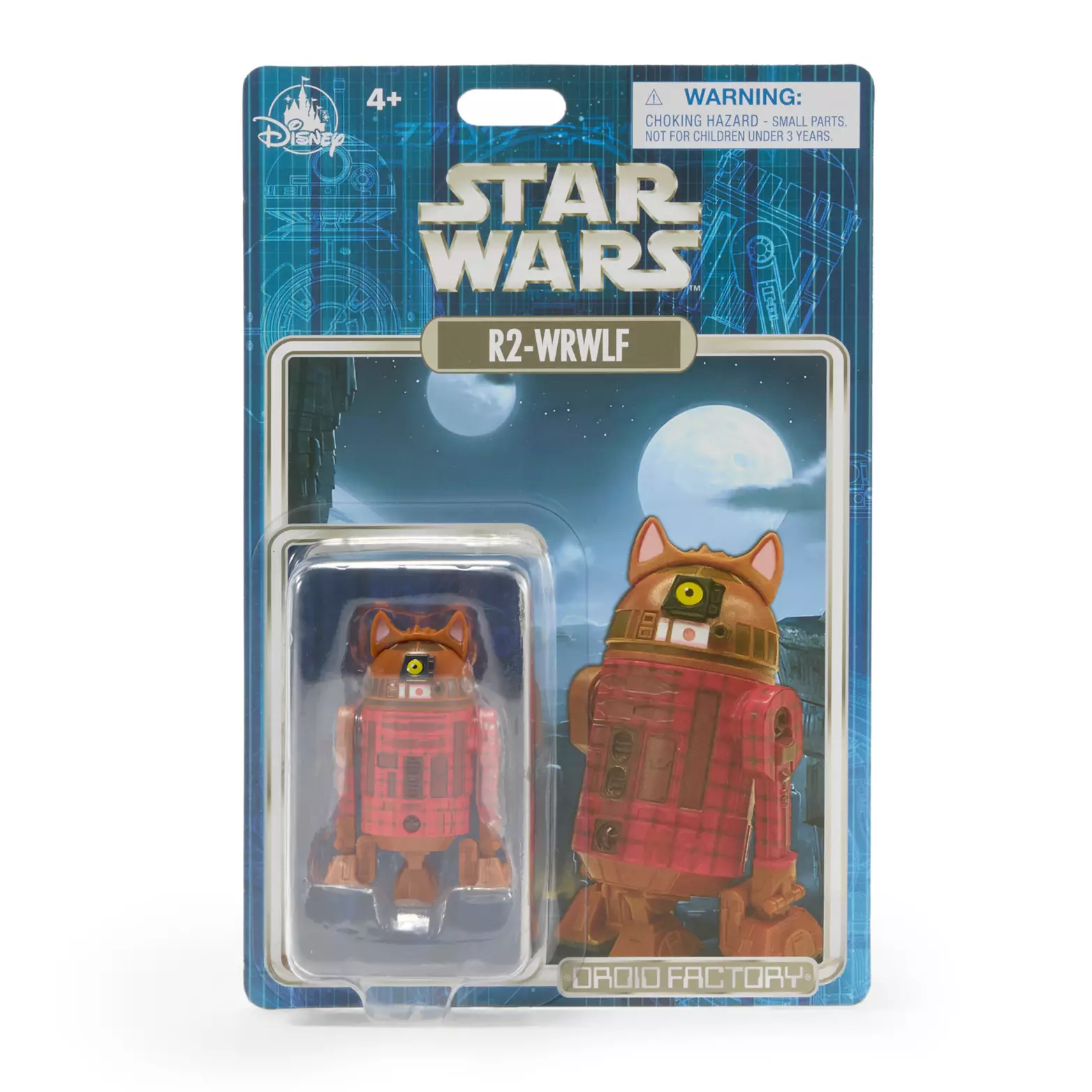 A message about the variety of droids in the galaxy is on the back of the packaging along with an explanation of each section of the droid.