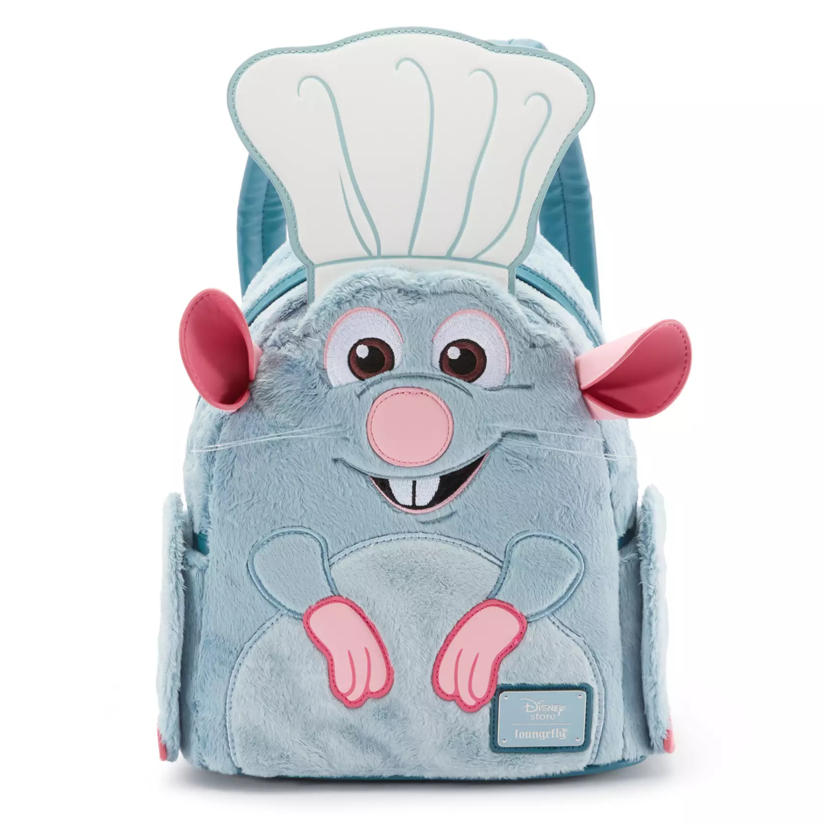 A Remy Plush Loungefly Mini Backpack is now available online, so you can now wear him on your back.