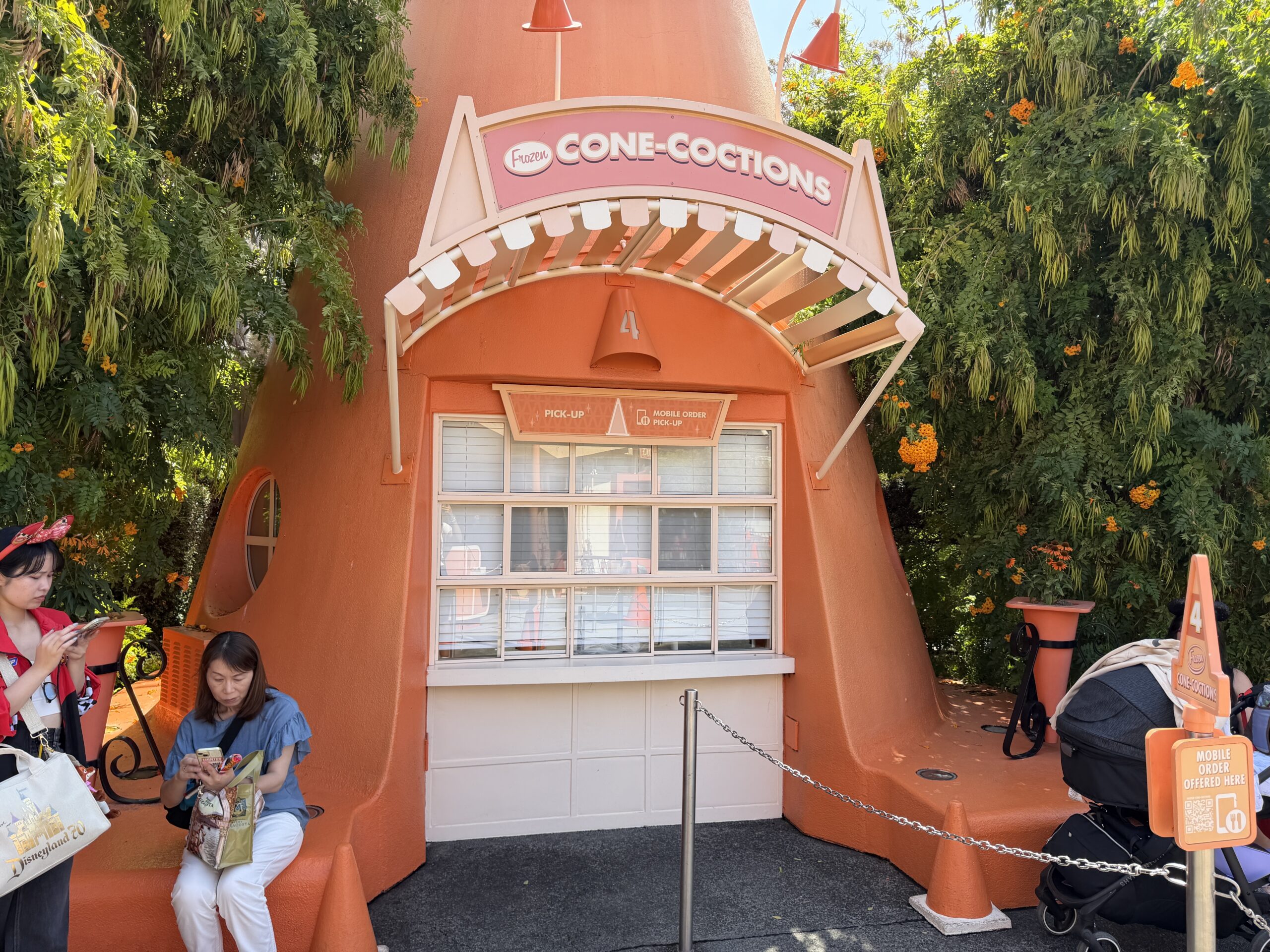 Three of the Cozy Cone Motel locations in Cars Land are closed for brief refurbishments. Cones 2 and 5 were closed for two days earlier this week.