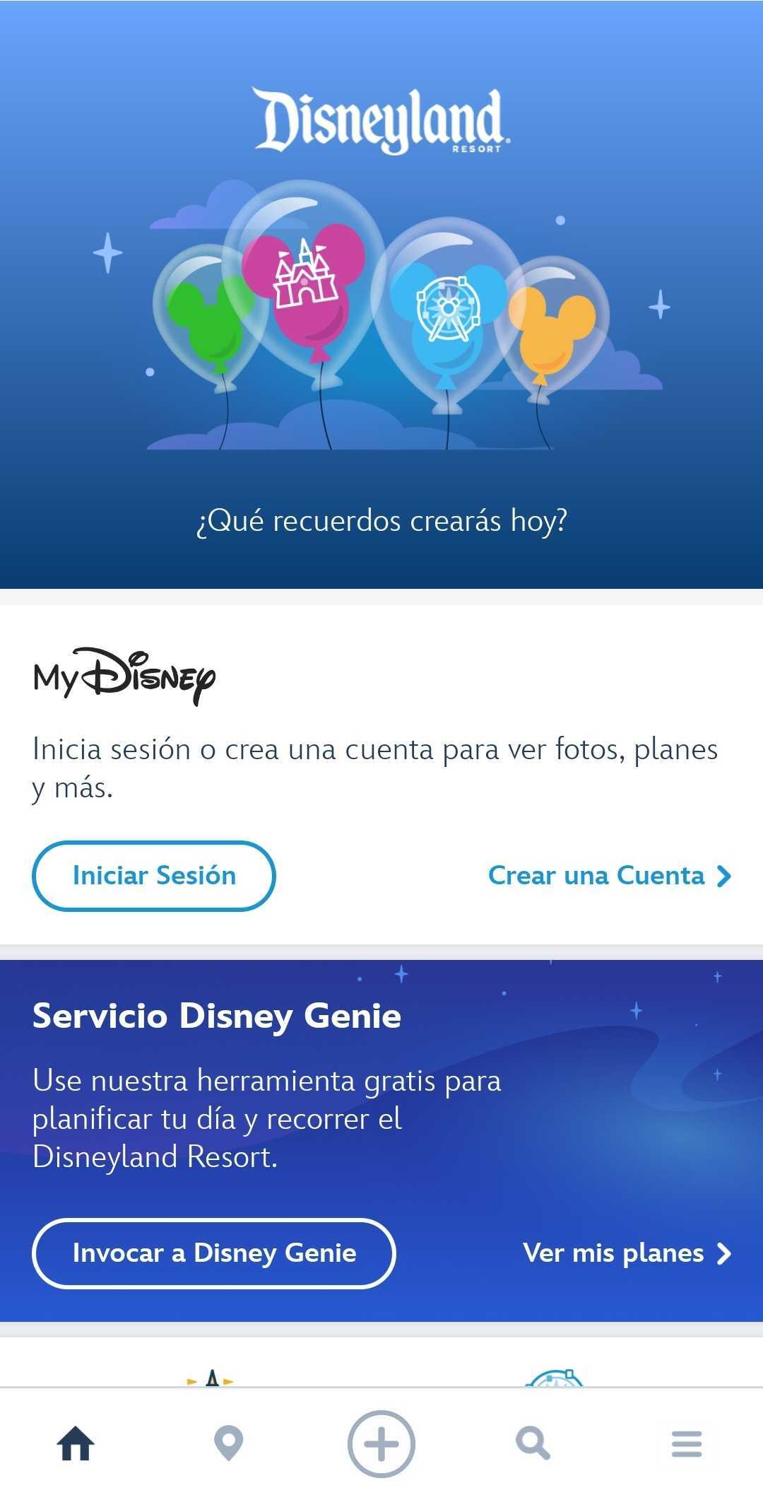 Spanish Disneyland Resort app