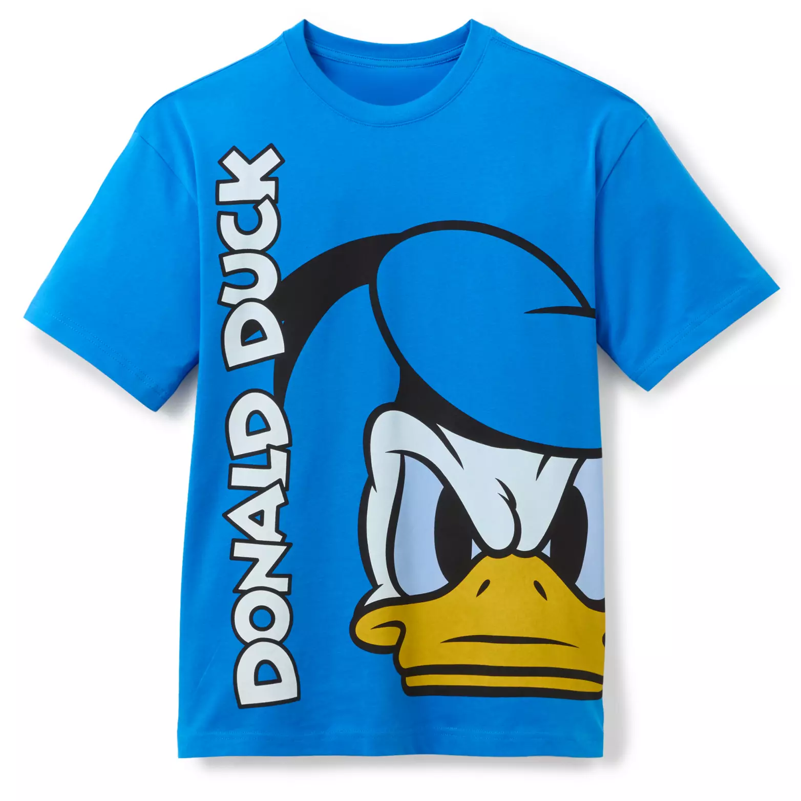 The Donald Duck T-shirt is blue.