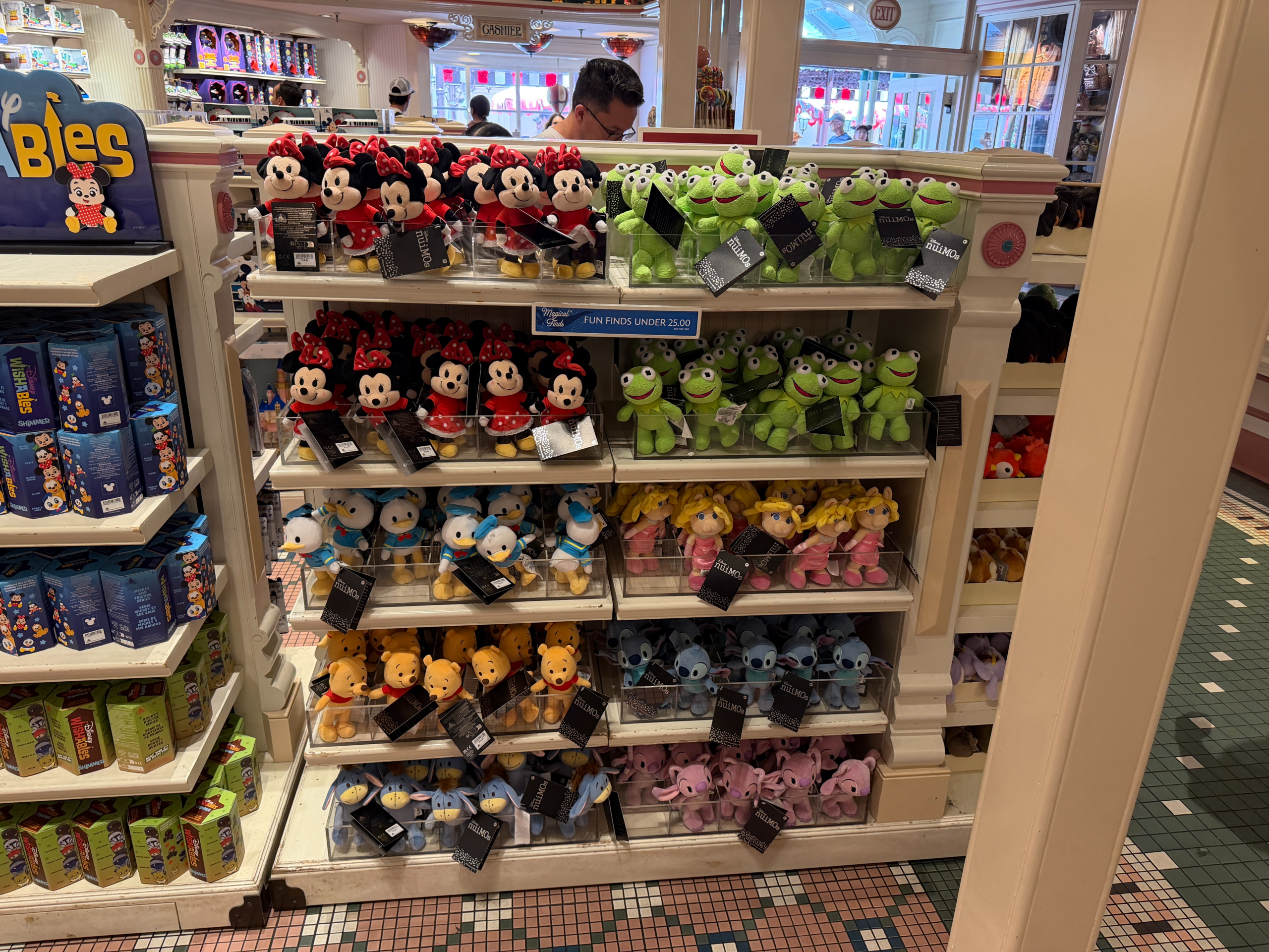 The same was true at the Emporium in Disneyland Park.