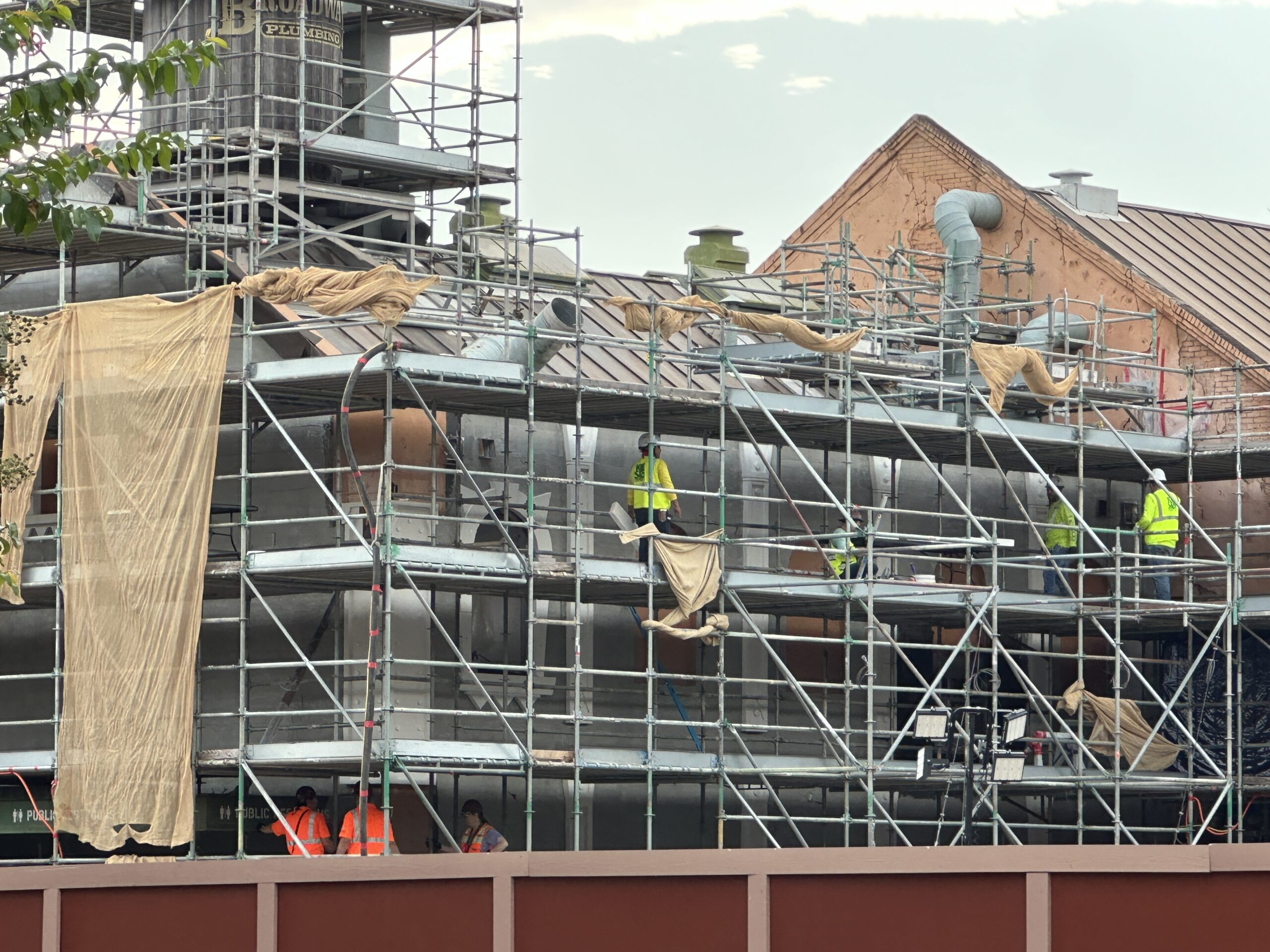 Here is a photo from the other day showing the windows: