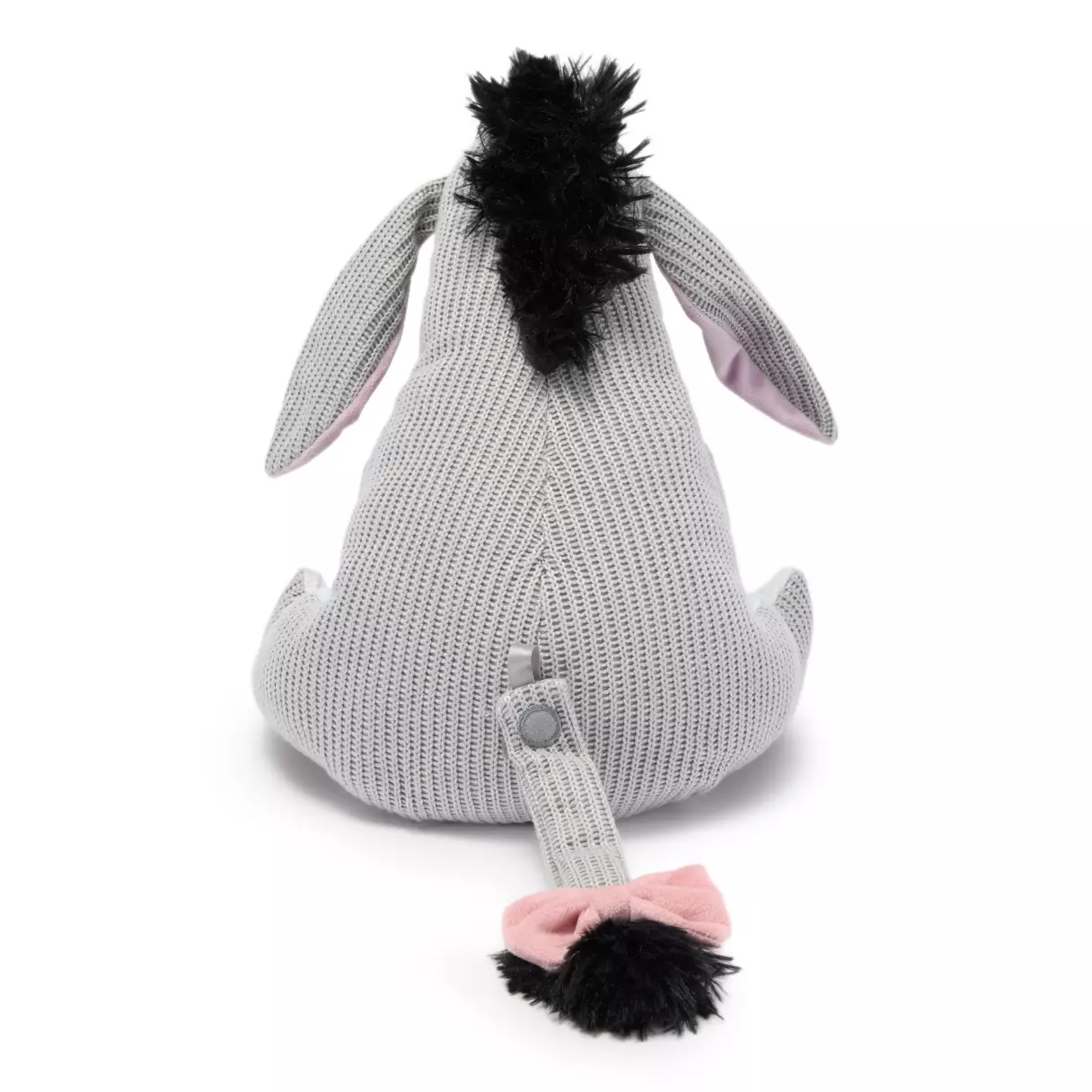 His tufted tail with signature pink bow even snaps onto the back of the plush.