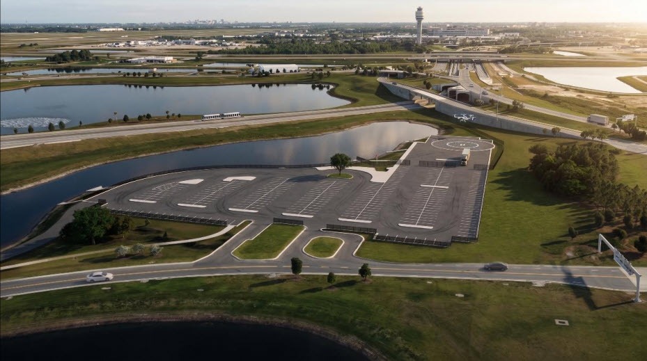 The Greater Orlando Aviation Authority (GOAA) Board approved the development of a vertistop at Orlando International Airport (MCO) in support of the State of Florida’s Advanced Air Mobility (AAM) initiatives and future aerial highway network.