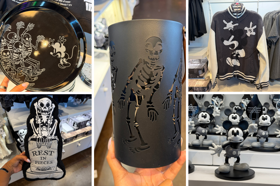 Mickey Mouse Sound Cartoon Collection Featuring 'Skeleton Dance' Now at Disneyland Resort