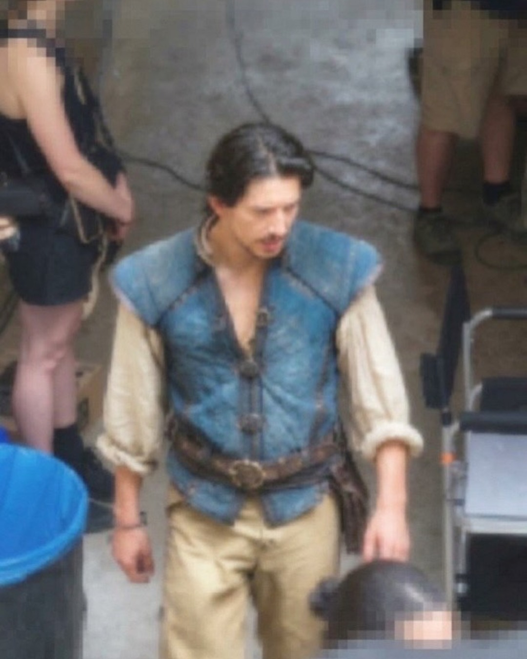 First Look at Teagan Croft as Live-Action Rapunzel, Milo Manheim as Flynn Rider
