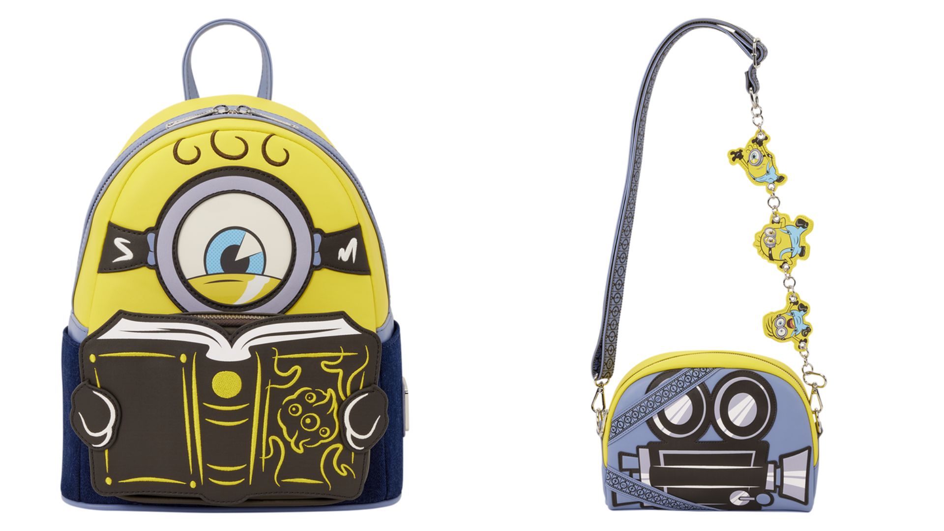 New 'Minions & Monsters' Loungefly Backpack and Crossbody Bag
