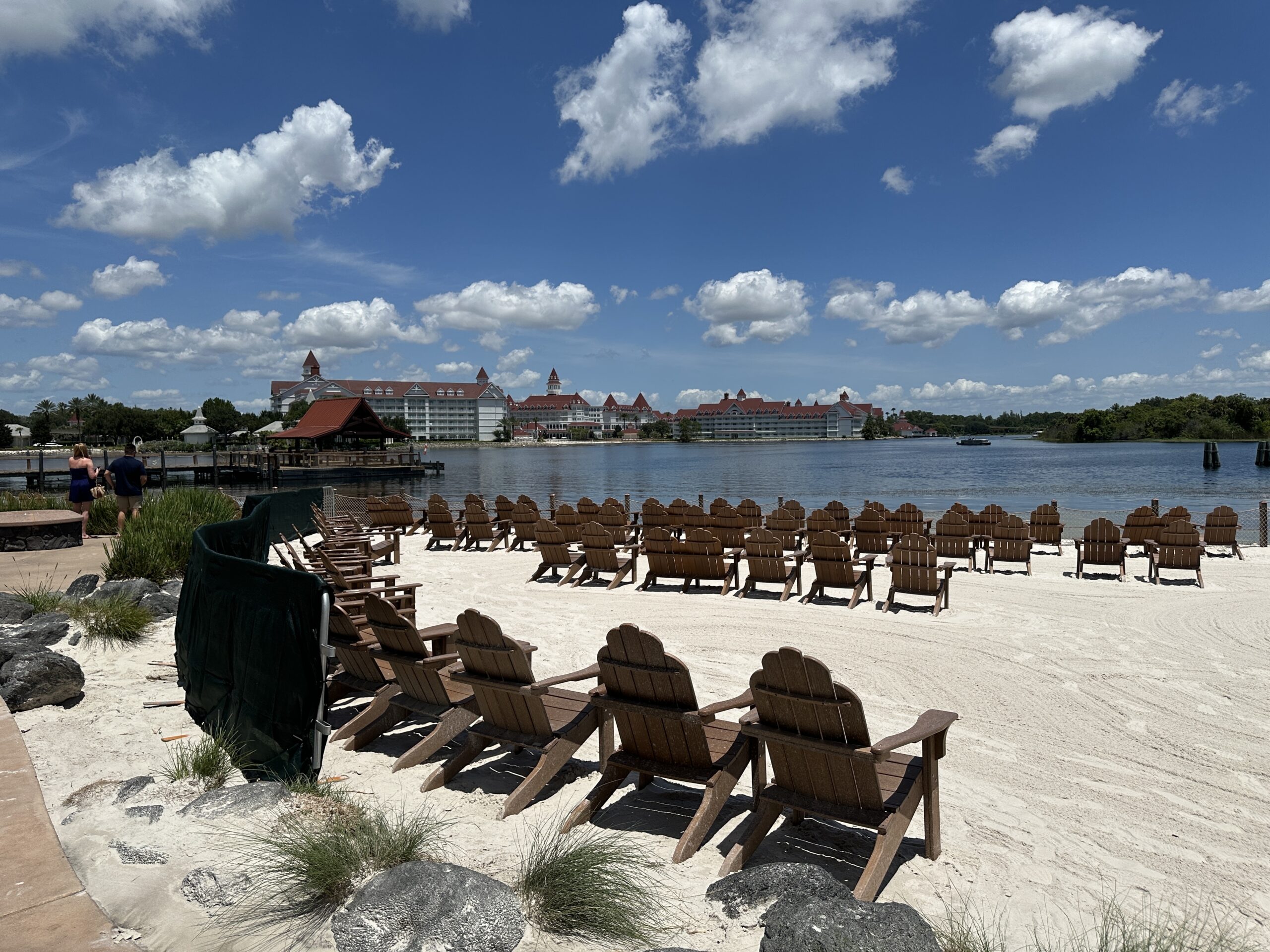 While Cast Members were not positive on the purpose of the barriers, speculation is that they are being installed to reduce access to the beach for the July 4th, America's 250 celebration. At this time, it is believed the beach access will be restricted to club-level guests and those staying at Disney's Polynesian Village Resort.