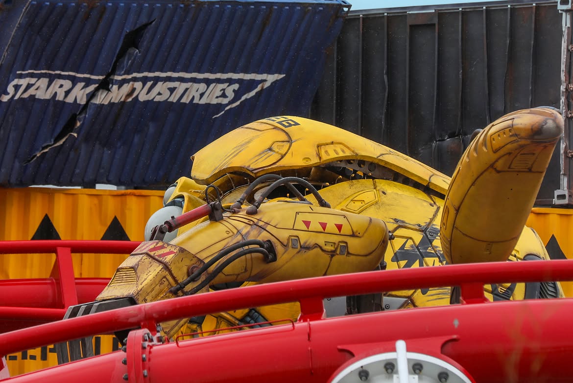 Giant Spider-Bot Arrives at Shanghai Disney Resort's Spider-Man Land