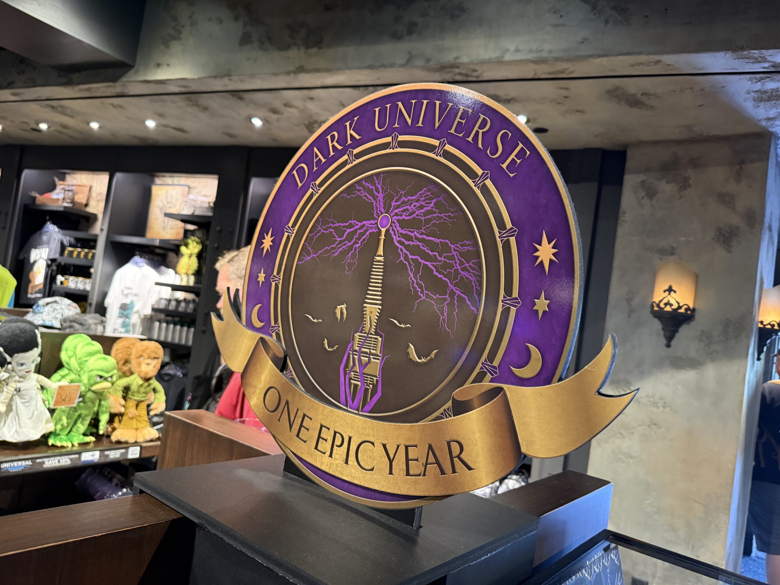 Epic Universe has been open for one year and they're celebrating with new merchandise collections. The Dark Universe one-year collection celebrates the village of Darkmoor and Frankenstein Manor.