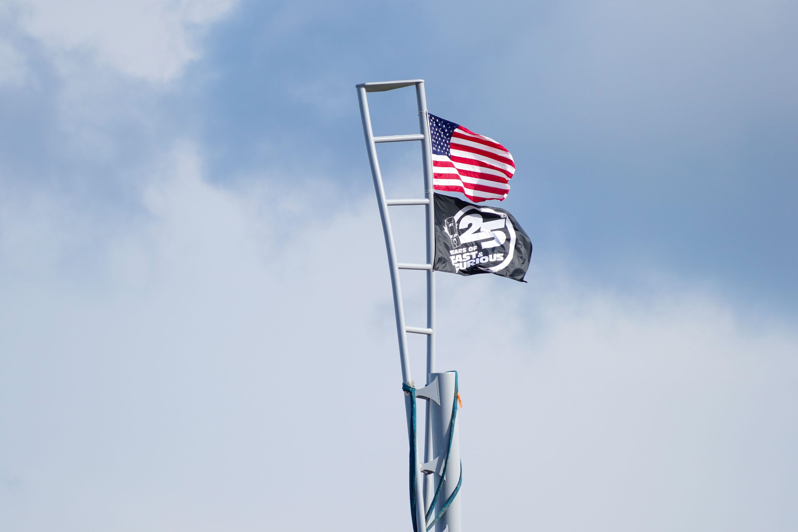 Crews have "topped off" the tallest point of Fast and Furious: Hollywood Drift at Universal Studios Florida — a 170-foot spike towering over CityWalk.