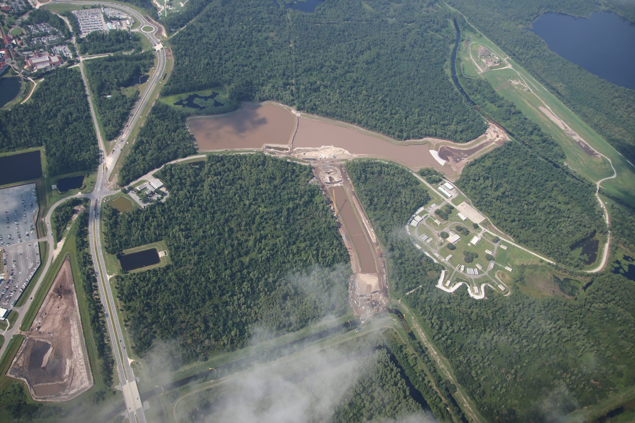 Aerial Photos Show Crews Continue to Reshape the Terrain for Piston Peak National Park at Magic Kingdom