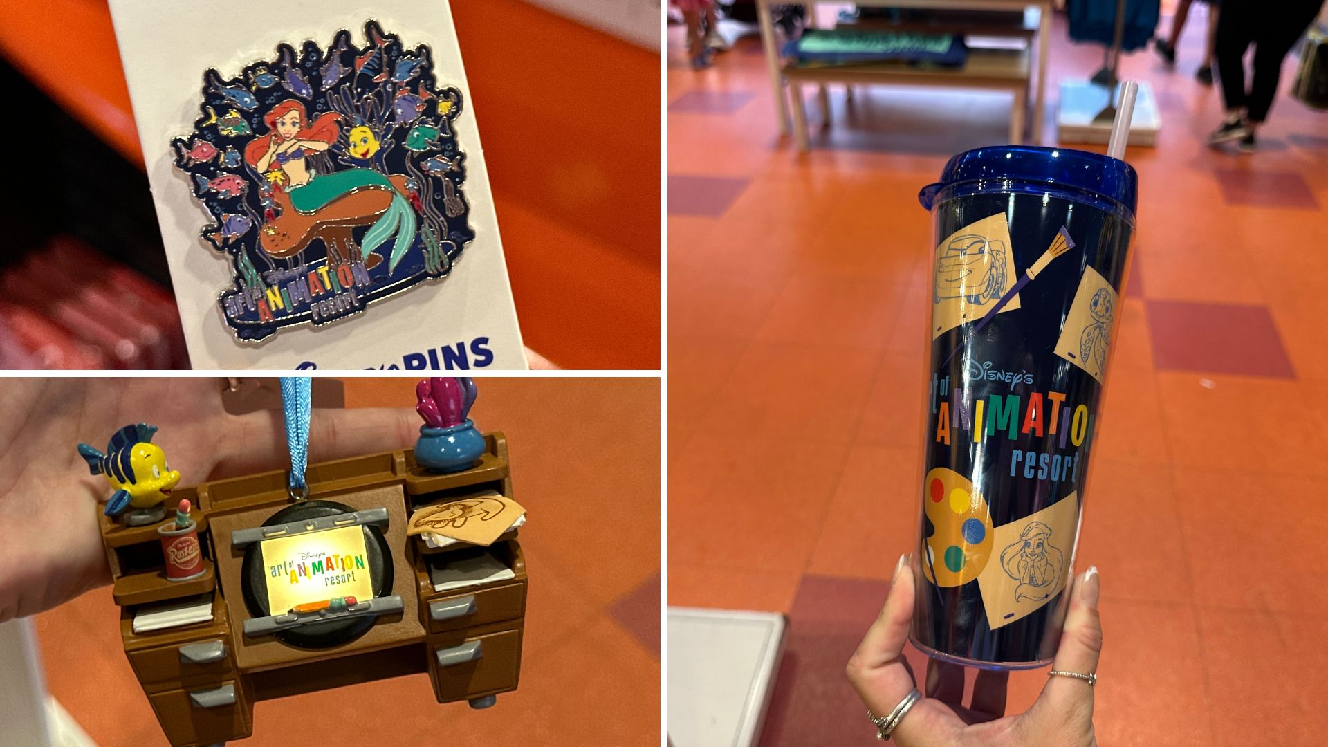 Disney's Art of Animation Resort Pin, Tumbler, Towel, and Ornament